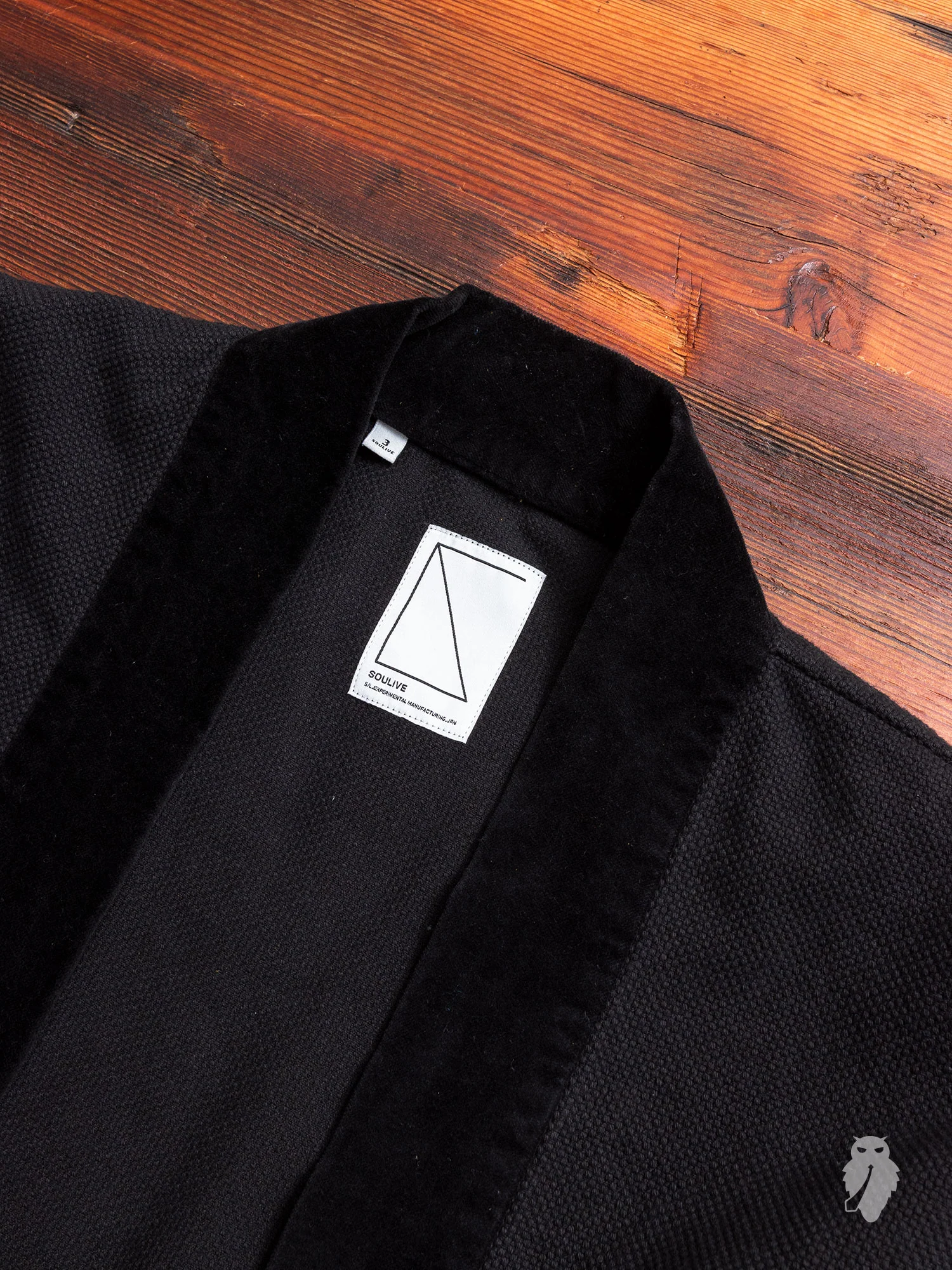 Caravan Haori Coat in Matte Black - Image 5