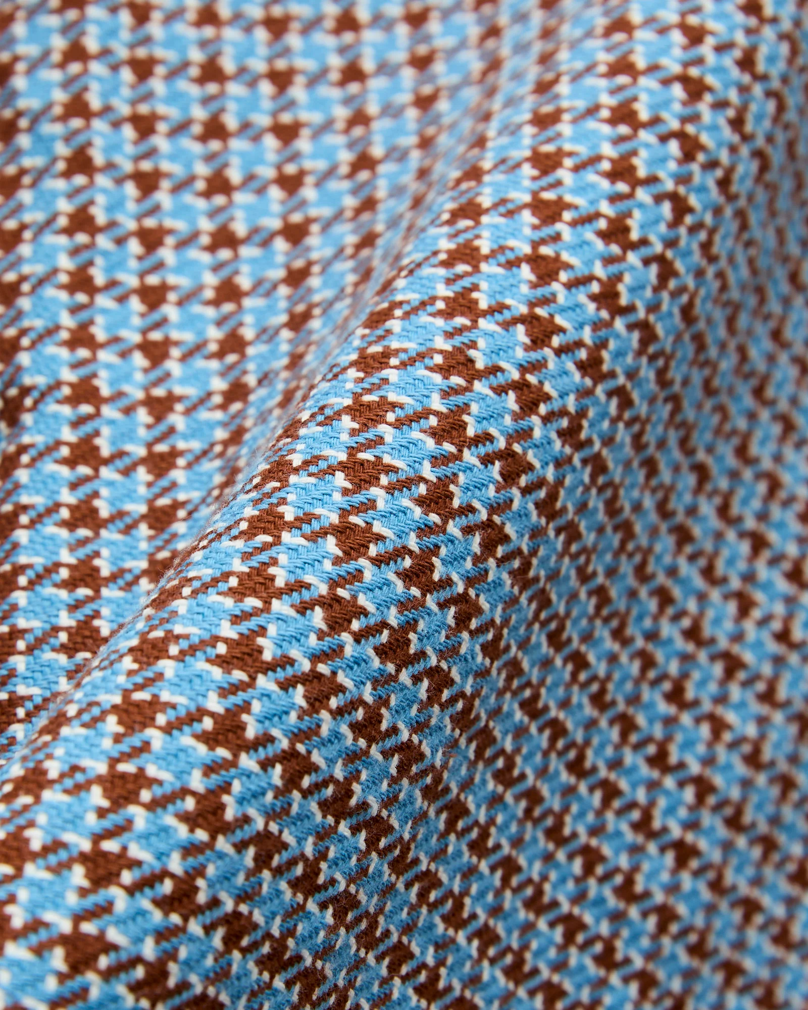 "Cheese Indigo" Heavyweight Flannel Shirt in Light Blue - Image 2