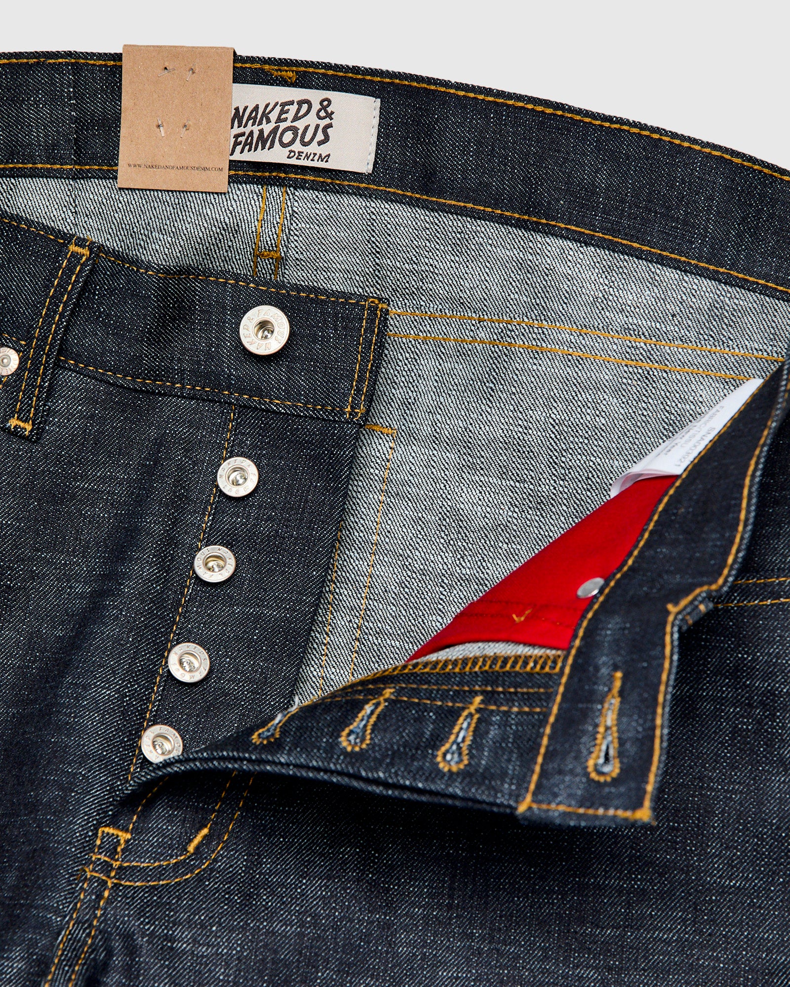 "Chinese New Year Snake" 12.5oz Selvedge Denim - Weird Guy Fit - Image 7