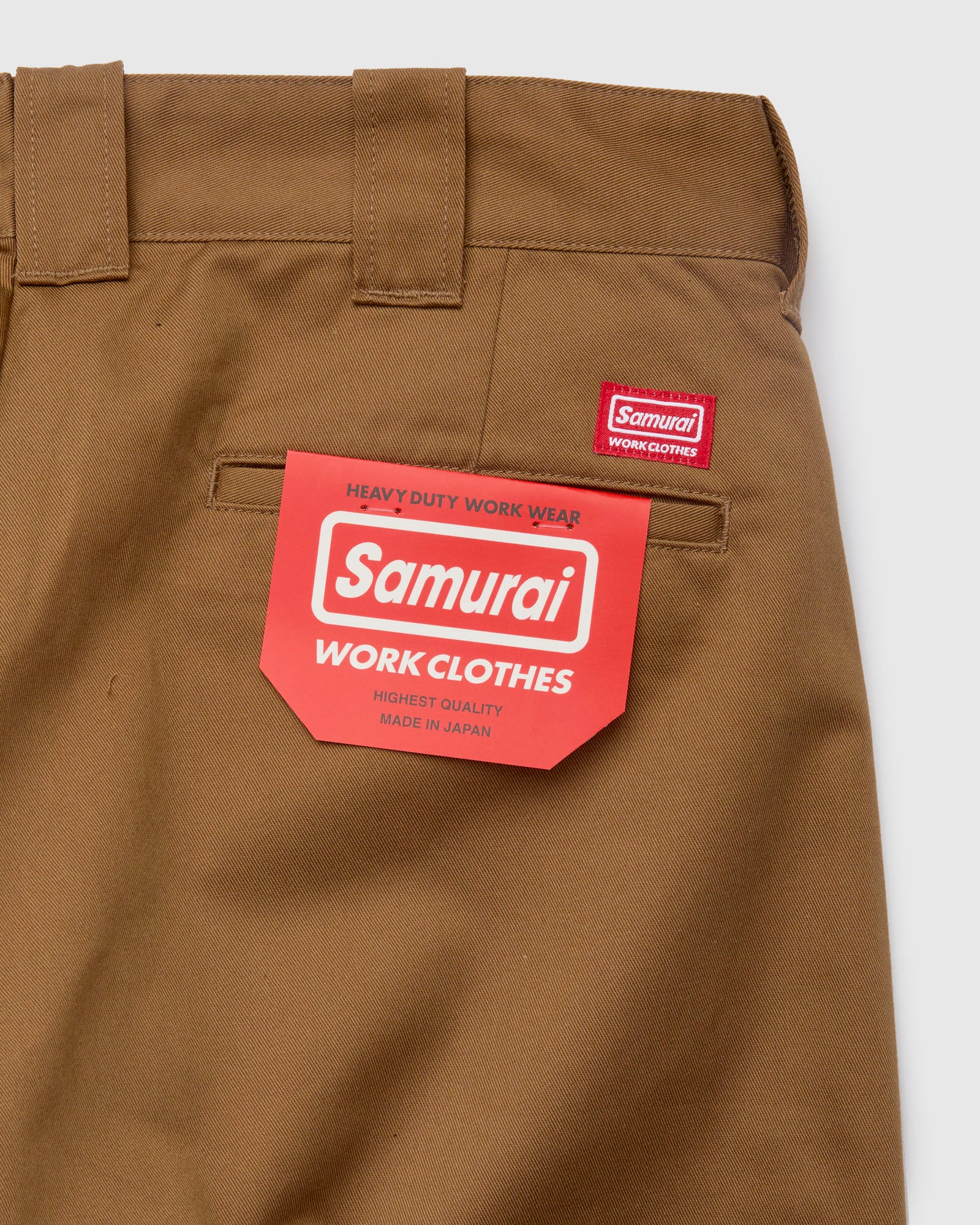Chino Twill Work Trousers in Beige - Image 3