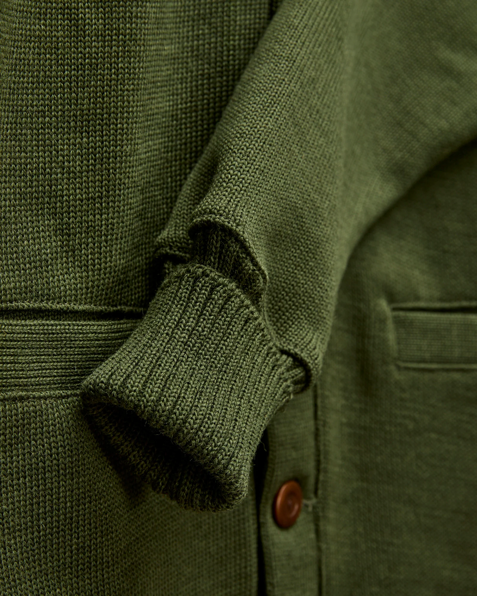 Classic Cardigan in Spruce - Image 5