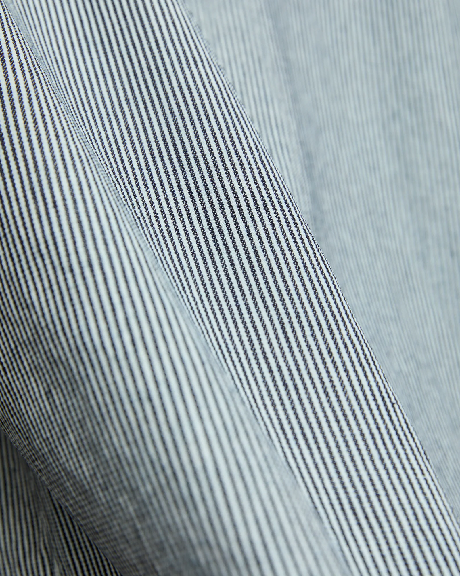 Hickory Stripe Denim Workshirt in Blue Stripe - Image 7