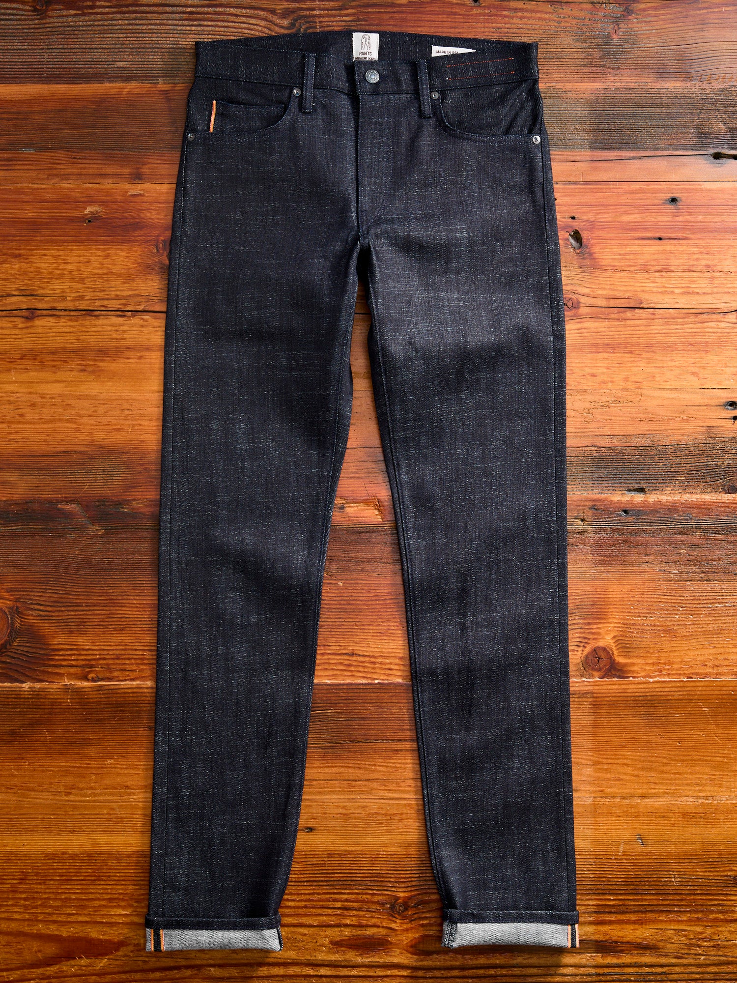 "Etched" 13oz Stretch Selvedge Denim - Pen Slim - Image 5