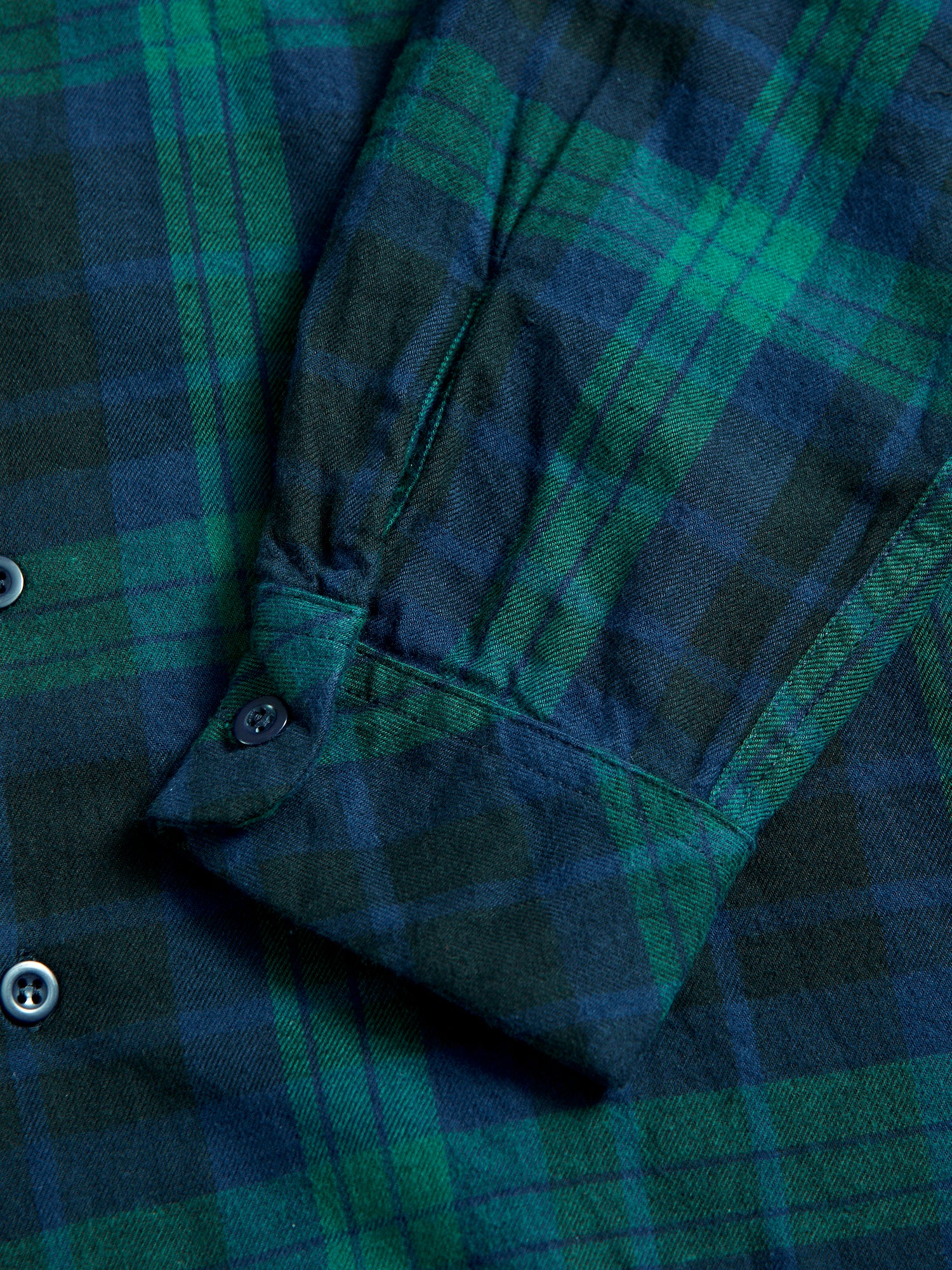 Classic Shirt in Blackwatch Cotton Flannel - Image 6