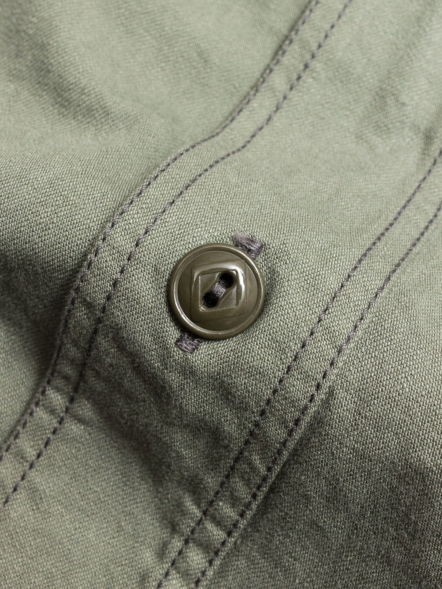 Classic Work Shirt in Olive - Image 4