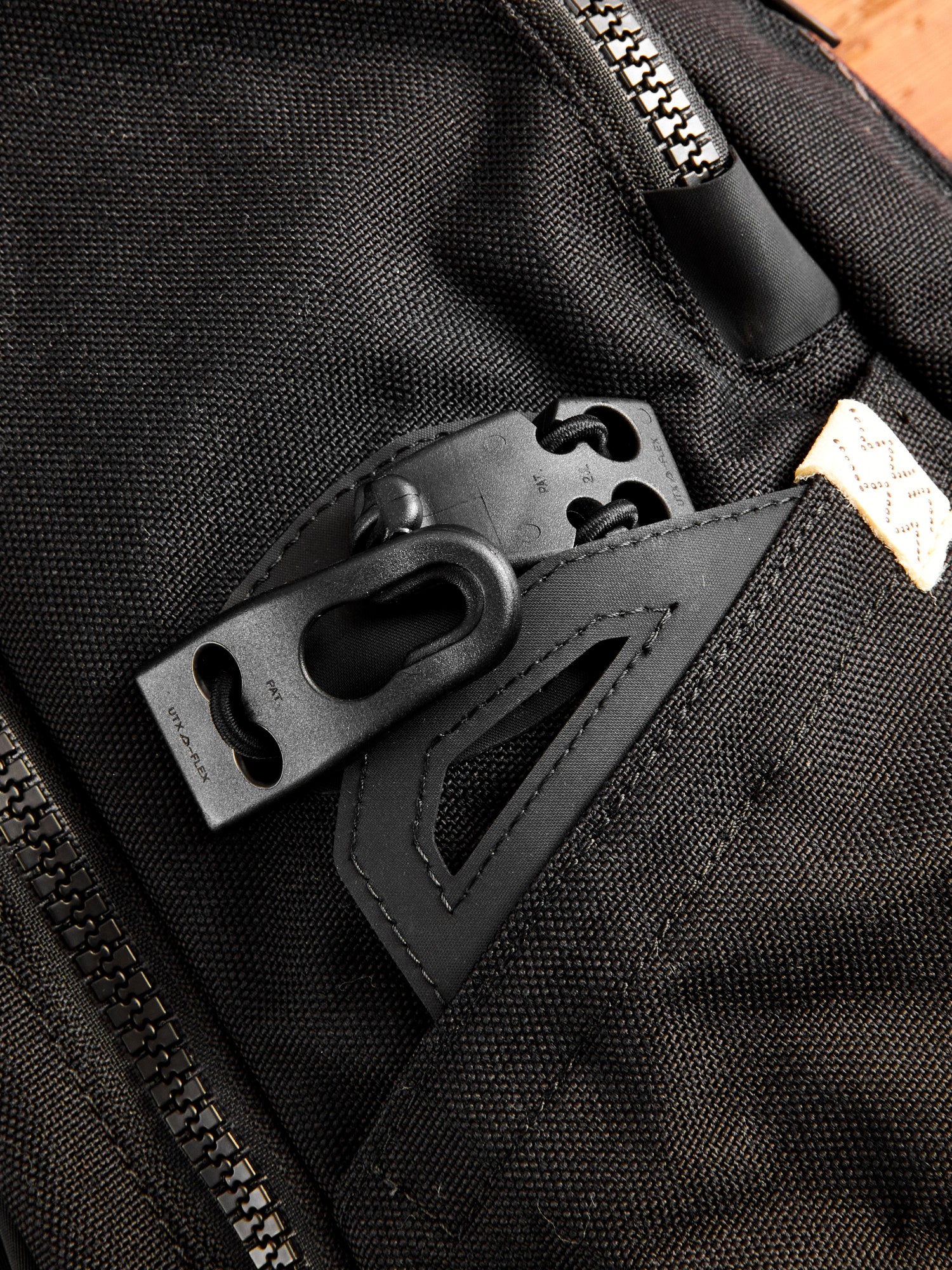Cordura 20L Backpack in Black Lambskin - Image 9