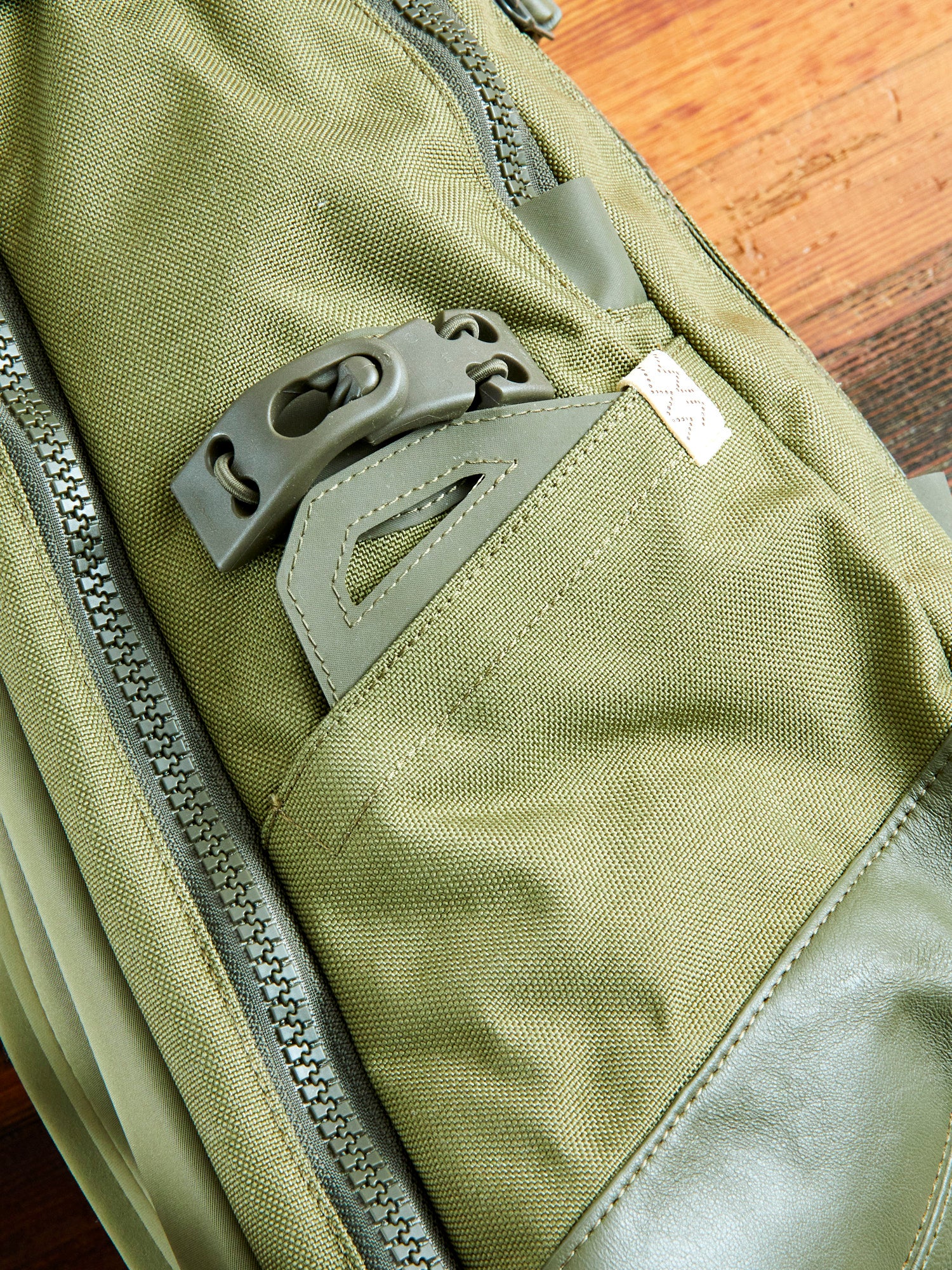 Cordura 20L Backpack in Olive Lambskin - Image 9