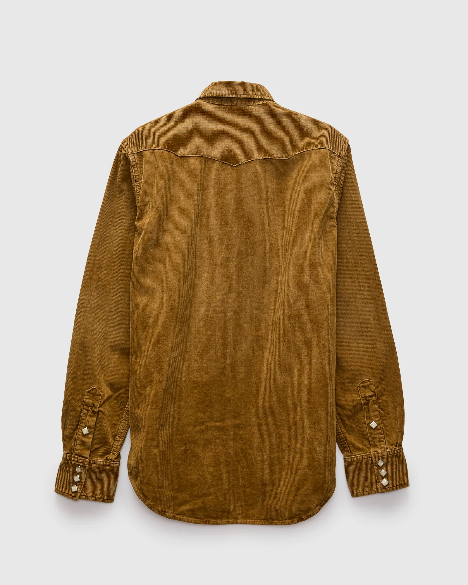 Buffalo Western Corduroy Workshirt in Faded Tan - Image 3