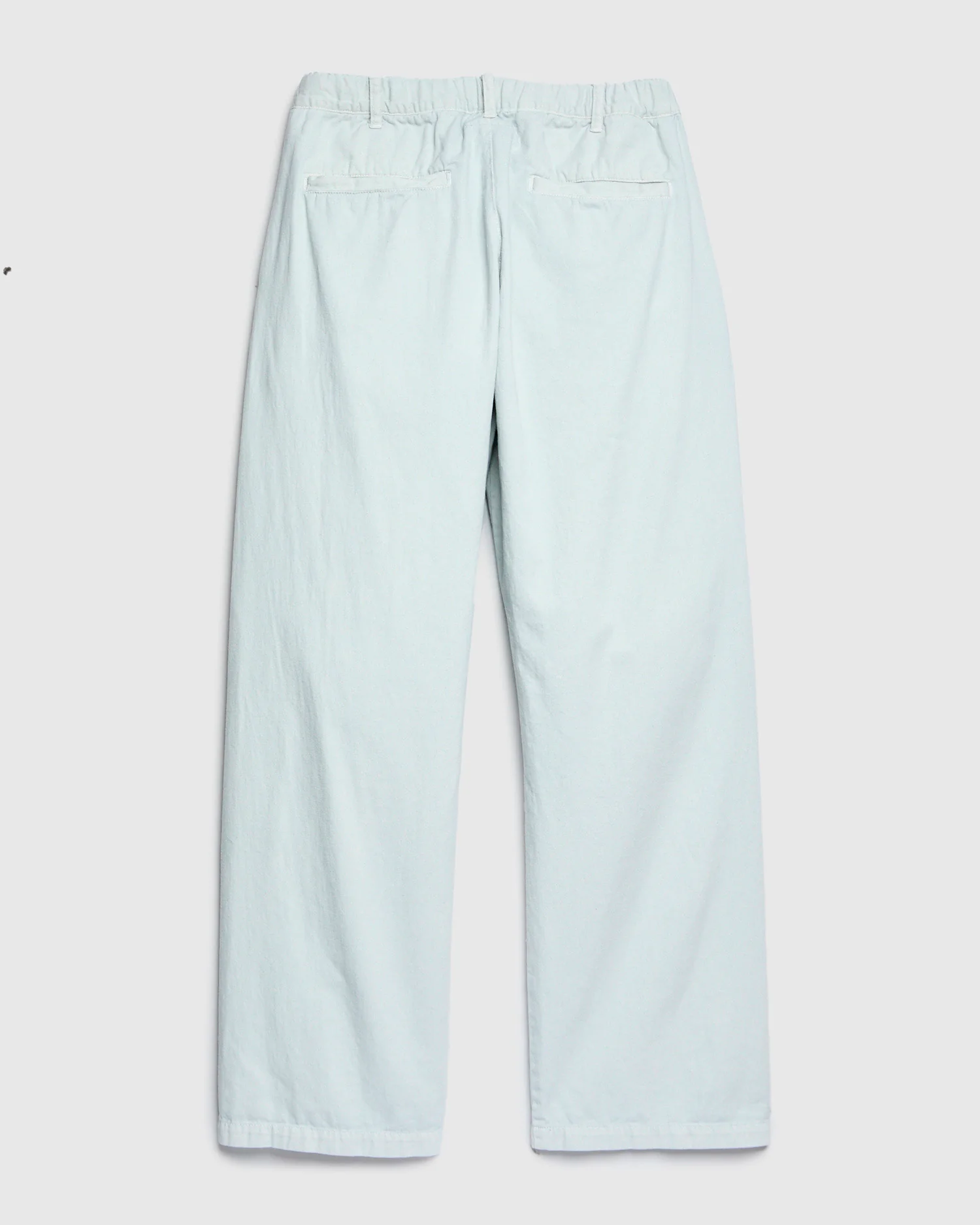 Cotton Twill Easy Pants in Washed Sax - Image 2