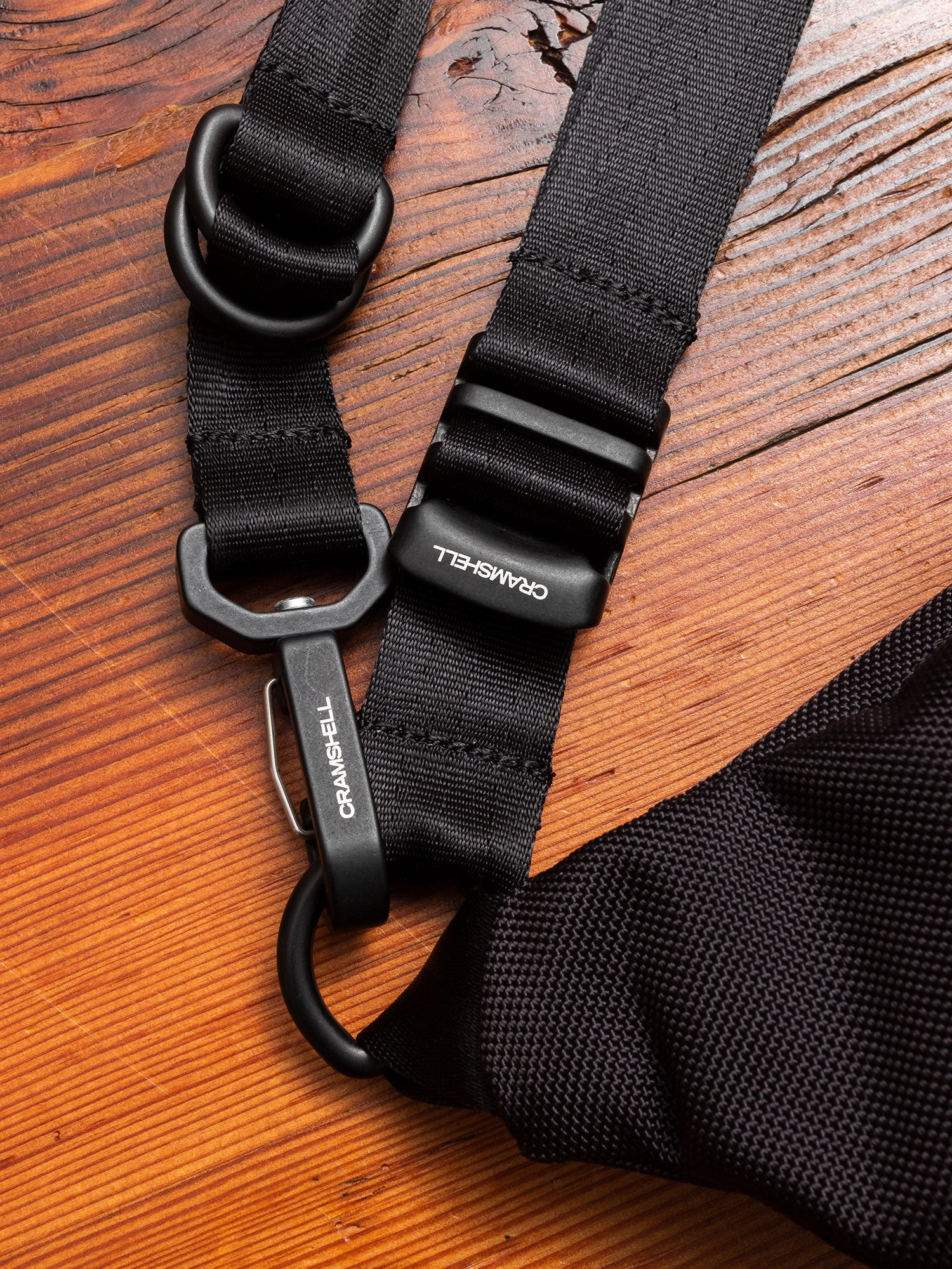 Cramshell Waist Bag in Black - Image 4