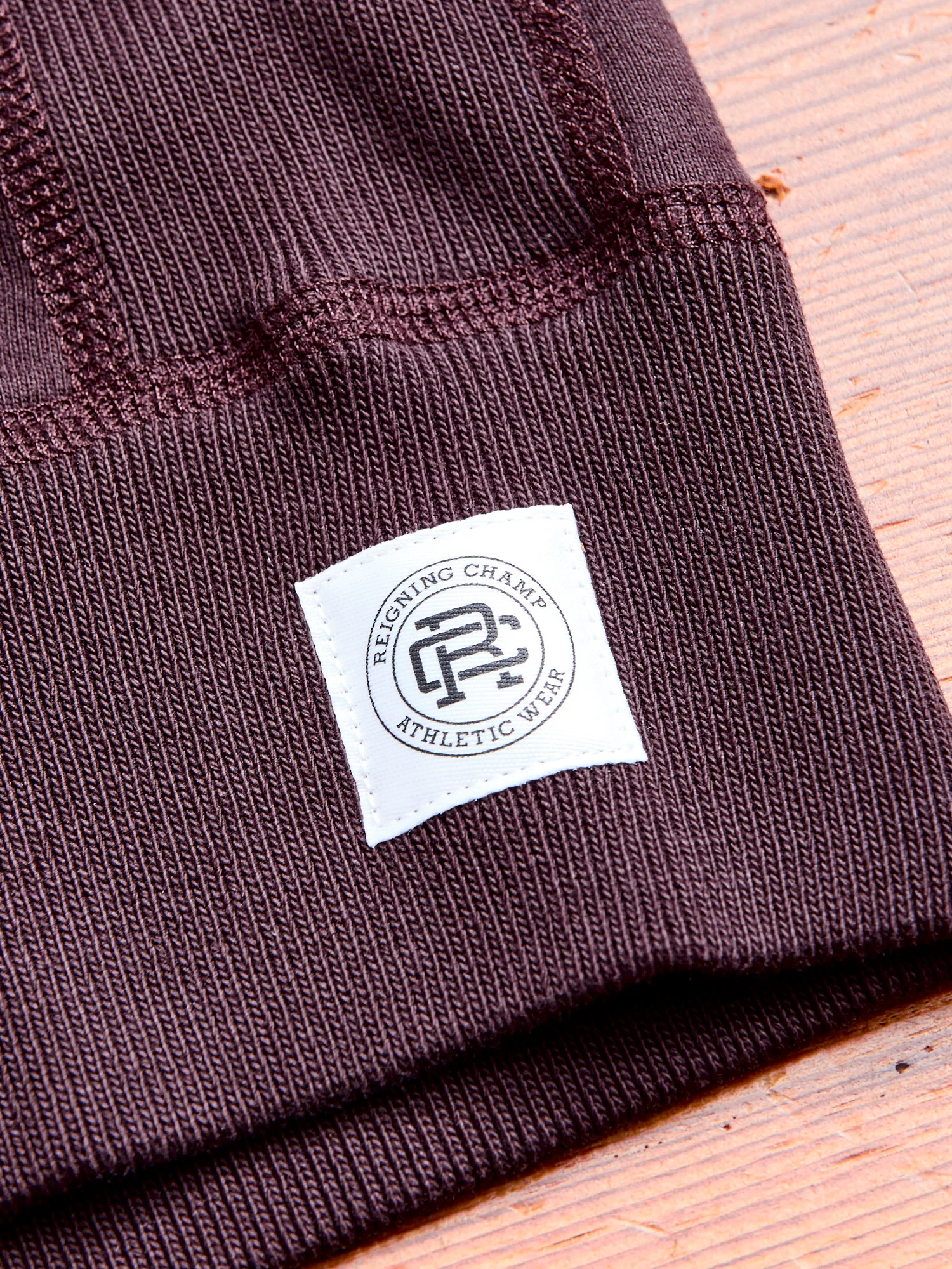 Crewneck Sweater in Oxblood - Image 7