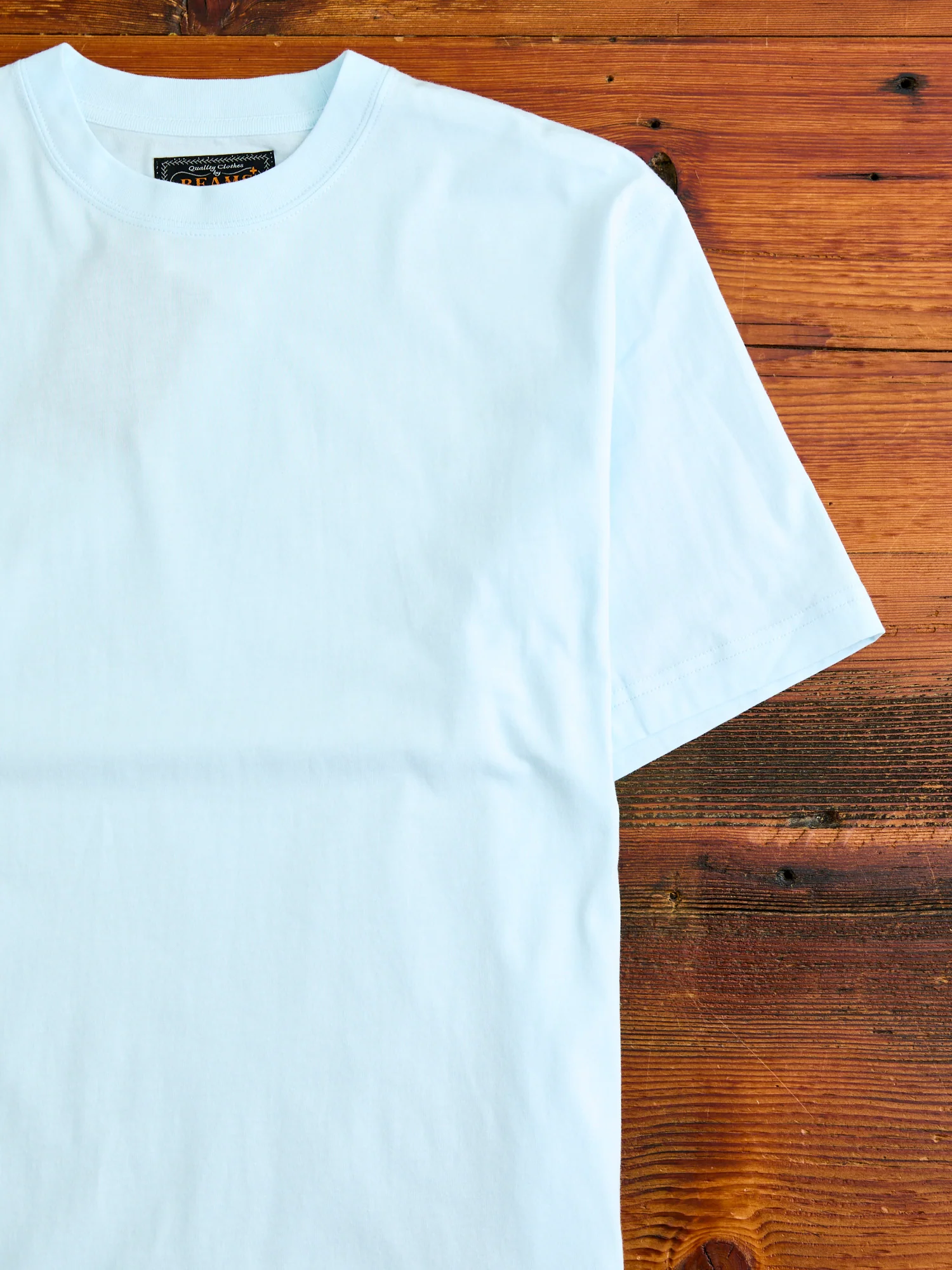 Crewneck T-Shirt in Sax - Image 4