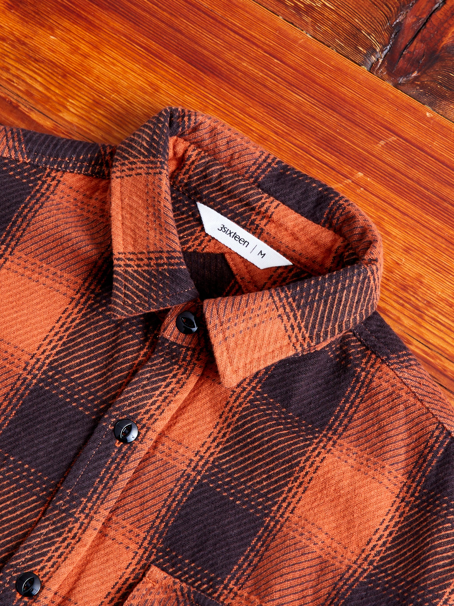 Crosscut Flannel in Rust Twill - Image 3