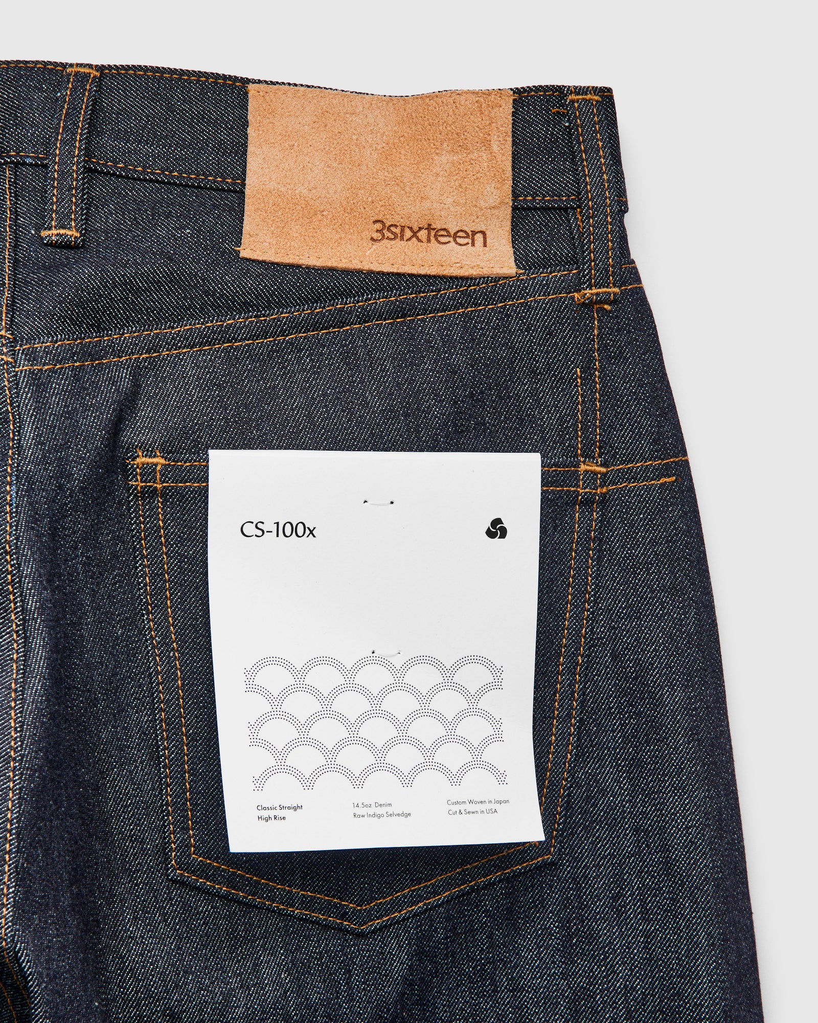 CS-100x 14.5oz Selvedge Denim - Classic Straight Fit - Image 4