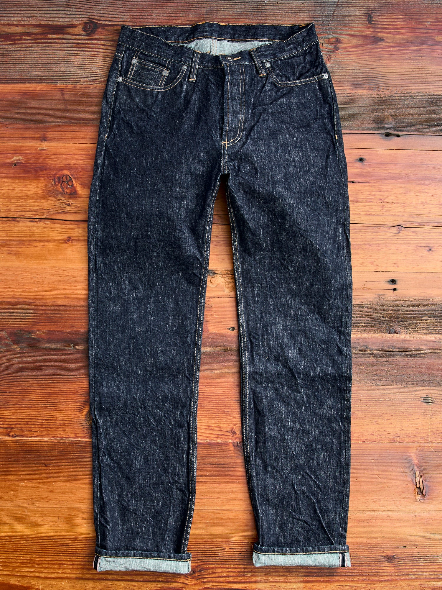 CS-100xk "Kibata" 14oz One Wash Selvedge Denim - Classic Straight Fit - Image 5