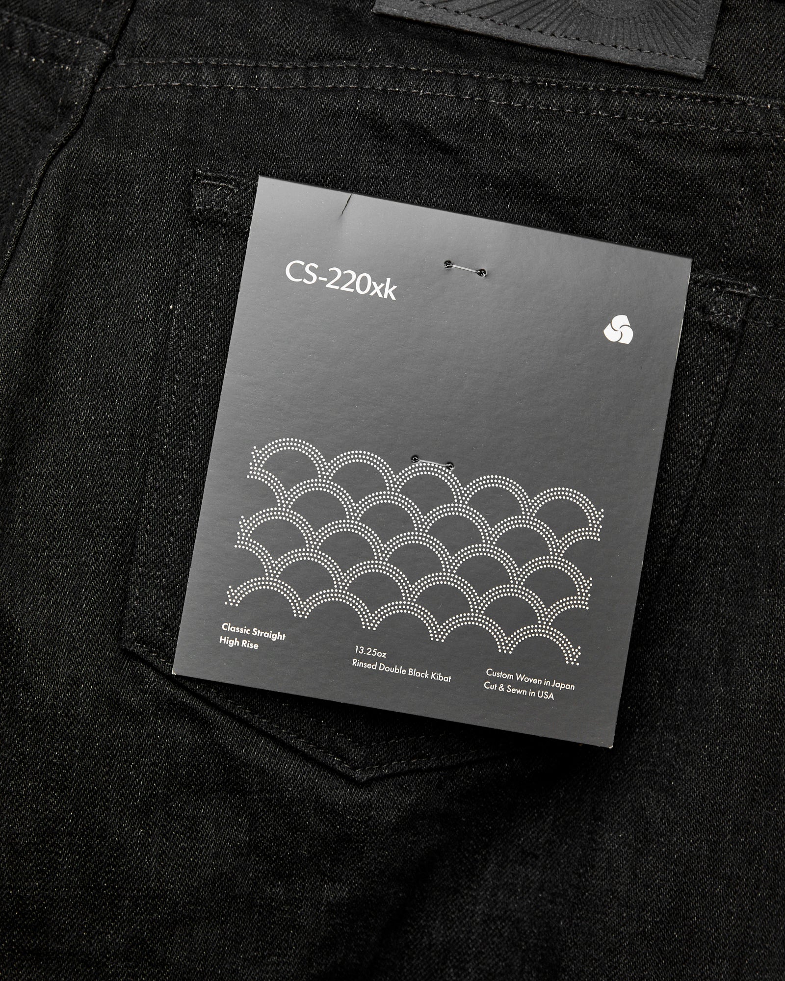 CS-220xk "Black Kibata" 13.25oz One Wash Selvedge Denim - Classic Straight Fit - Image 9