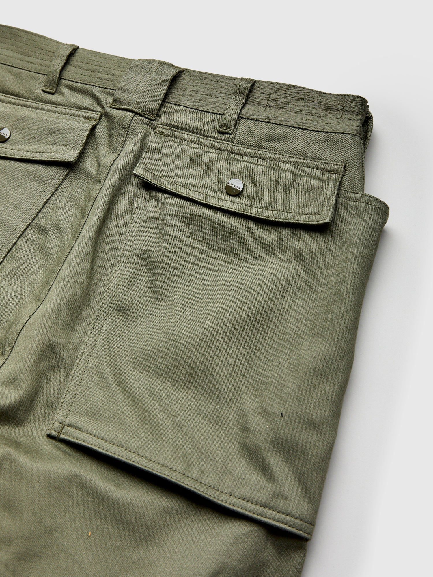 Cultivator Pants in Olive Satin Back - Image 9