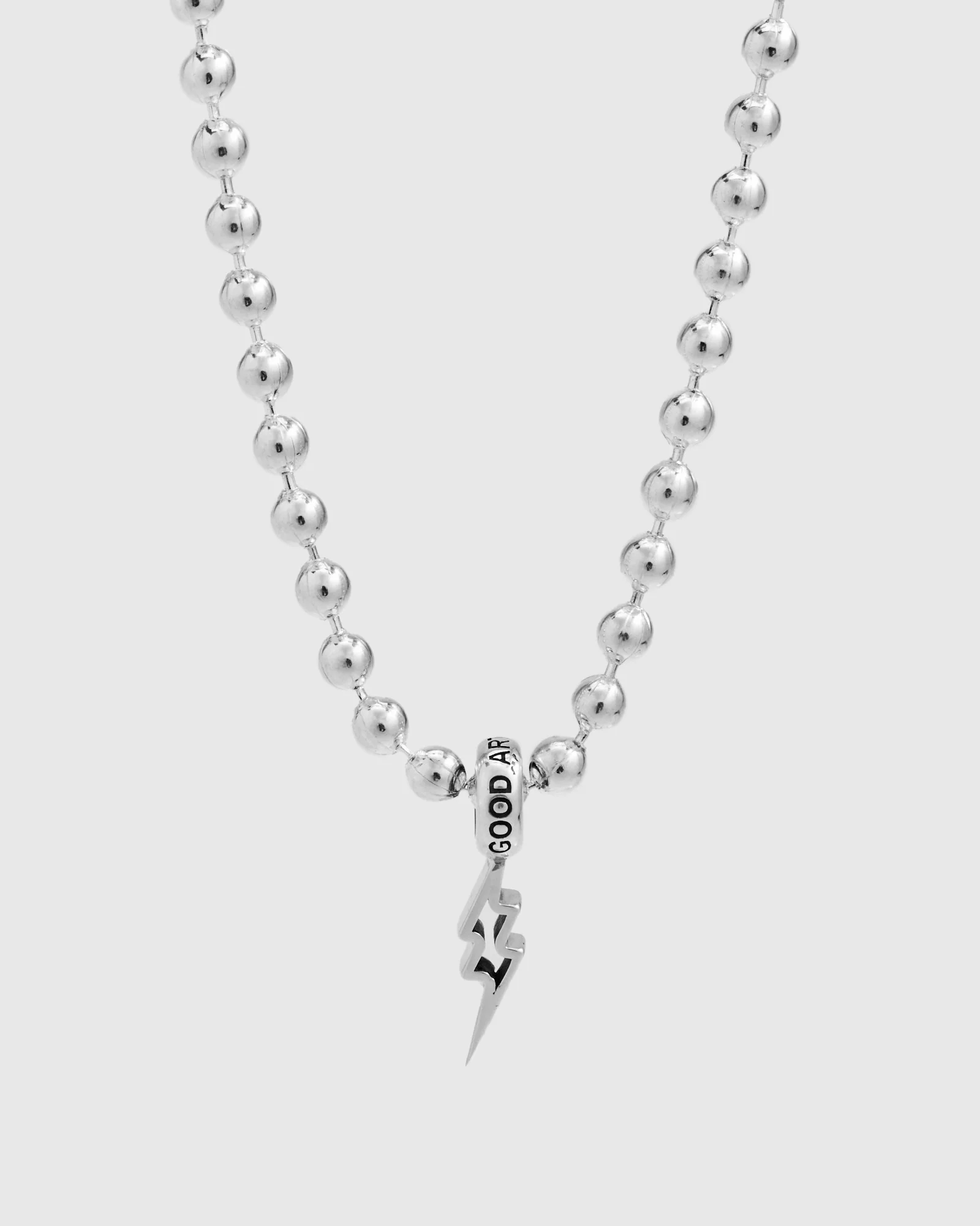 Cutout Shazam! Pendant 3A in Sterling Silver - Image 2