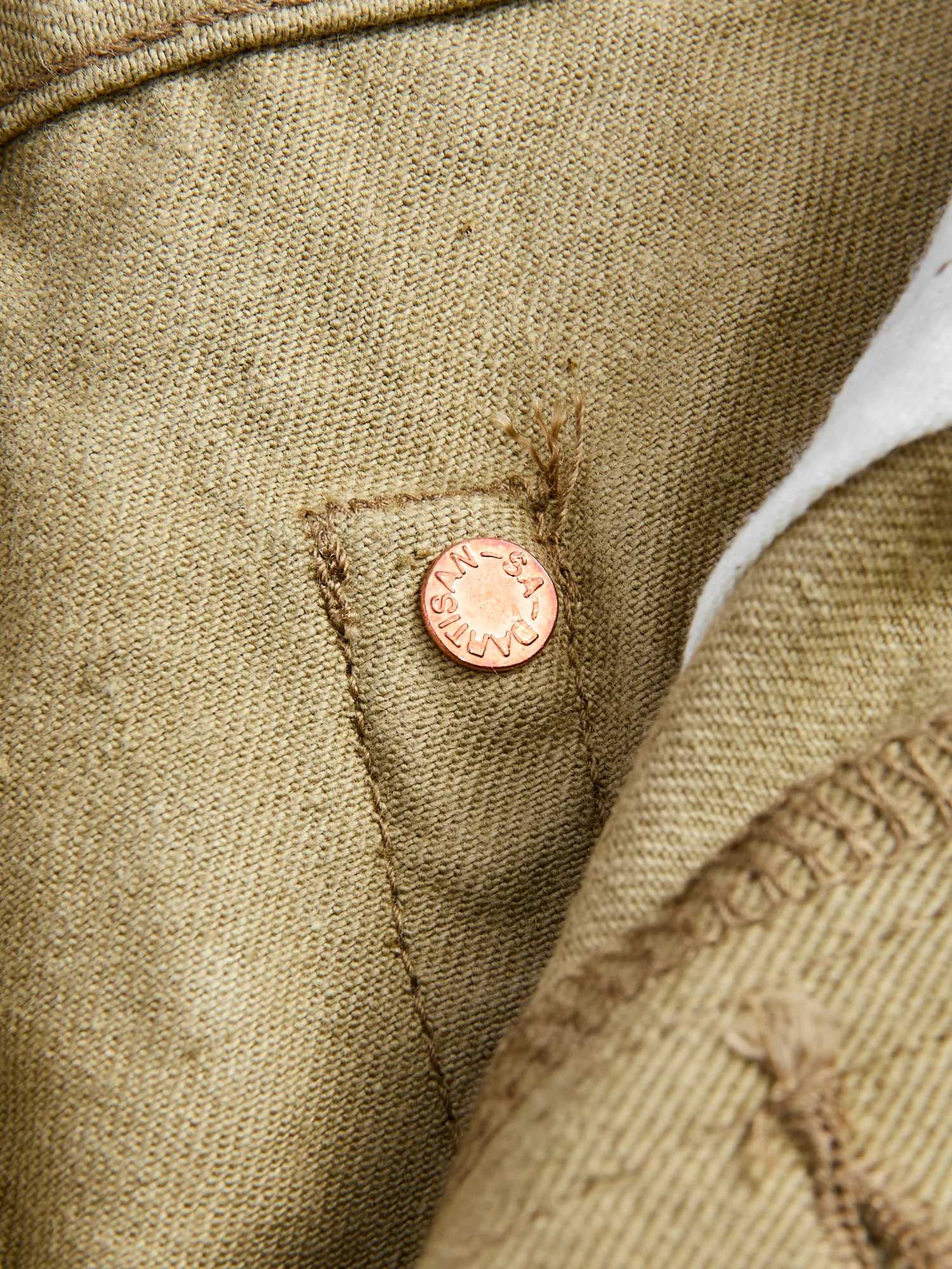 D1888S "Fallen Cotton" 13oz Selvedge Denim - Regular Tapered Fit - Image 10