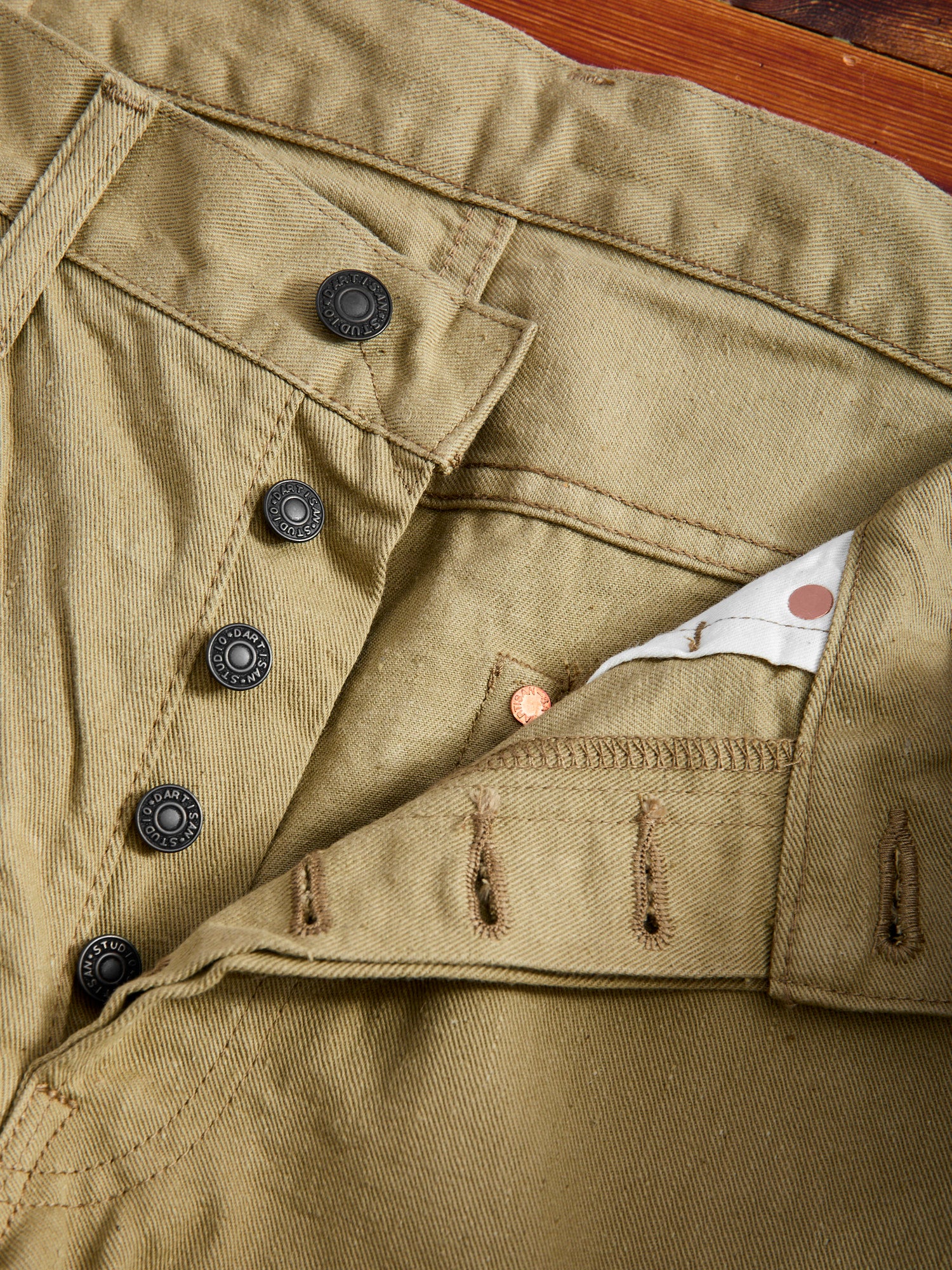 D1888S "Fallen Cotton" 13oz Selvedge Denim - Regular Tapered Fit - Image 9