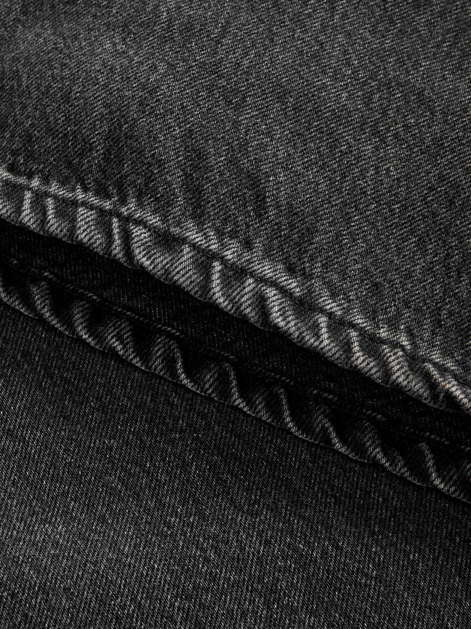 Dad's Fit Painter Pants in Black Stone Denim - Image 10