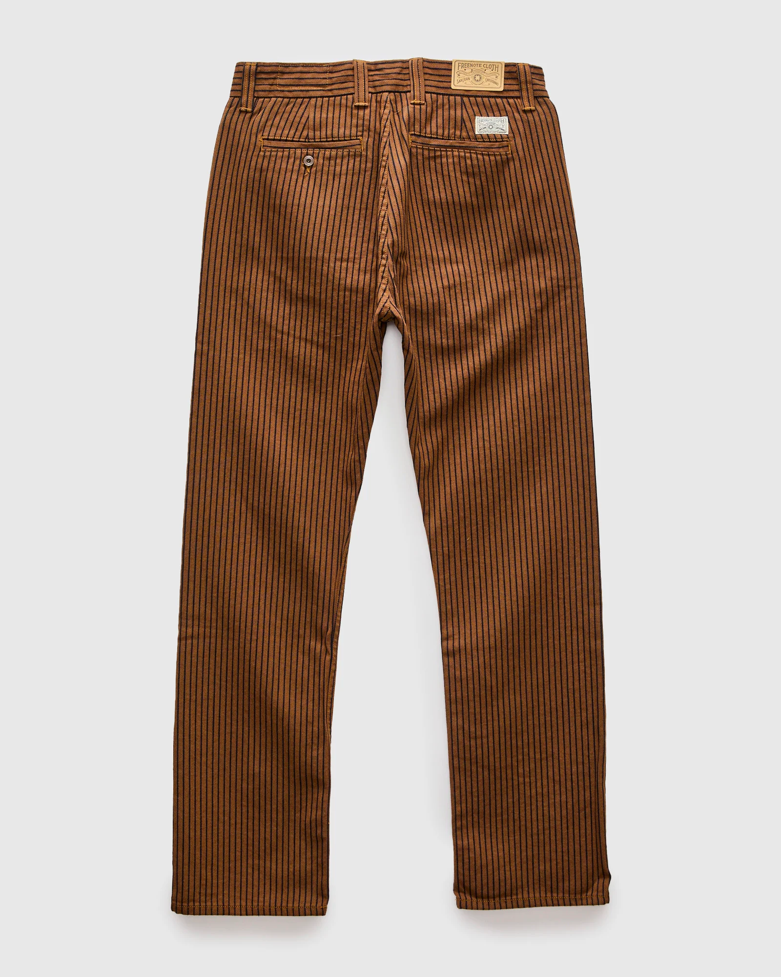 Deck Pant in Brown Herringbone Dobby - Image 2