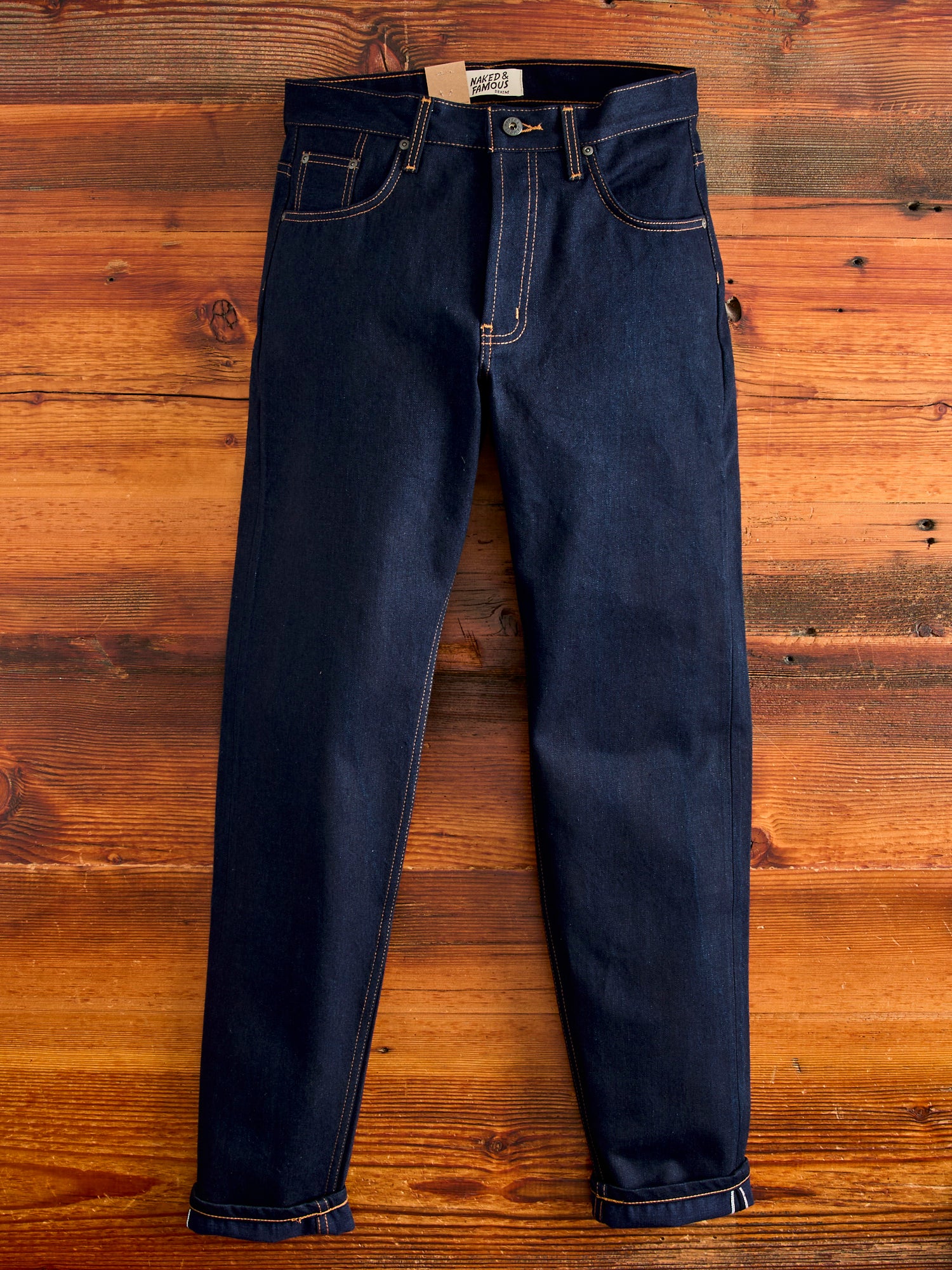 "Deep Sea Selvedge" 12.5oz Double Indigo Selvedge Denim - Easy Guy Fit - Image 3