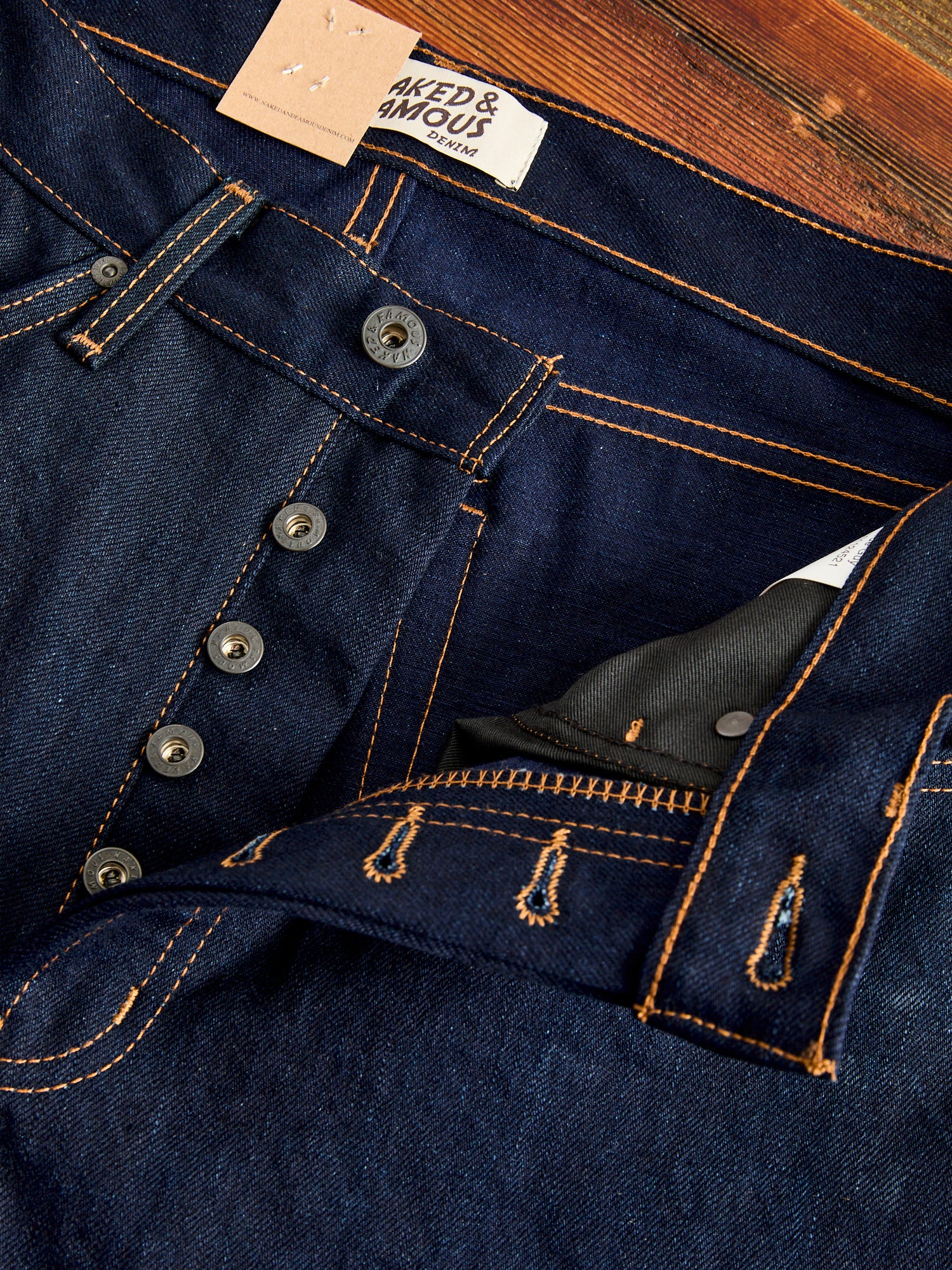 "Deep Sea Selvedge" 12.5oz Double Indigo Selvedge Denim - Easy Guy Fit - Image 7