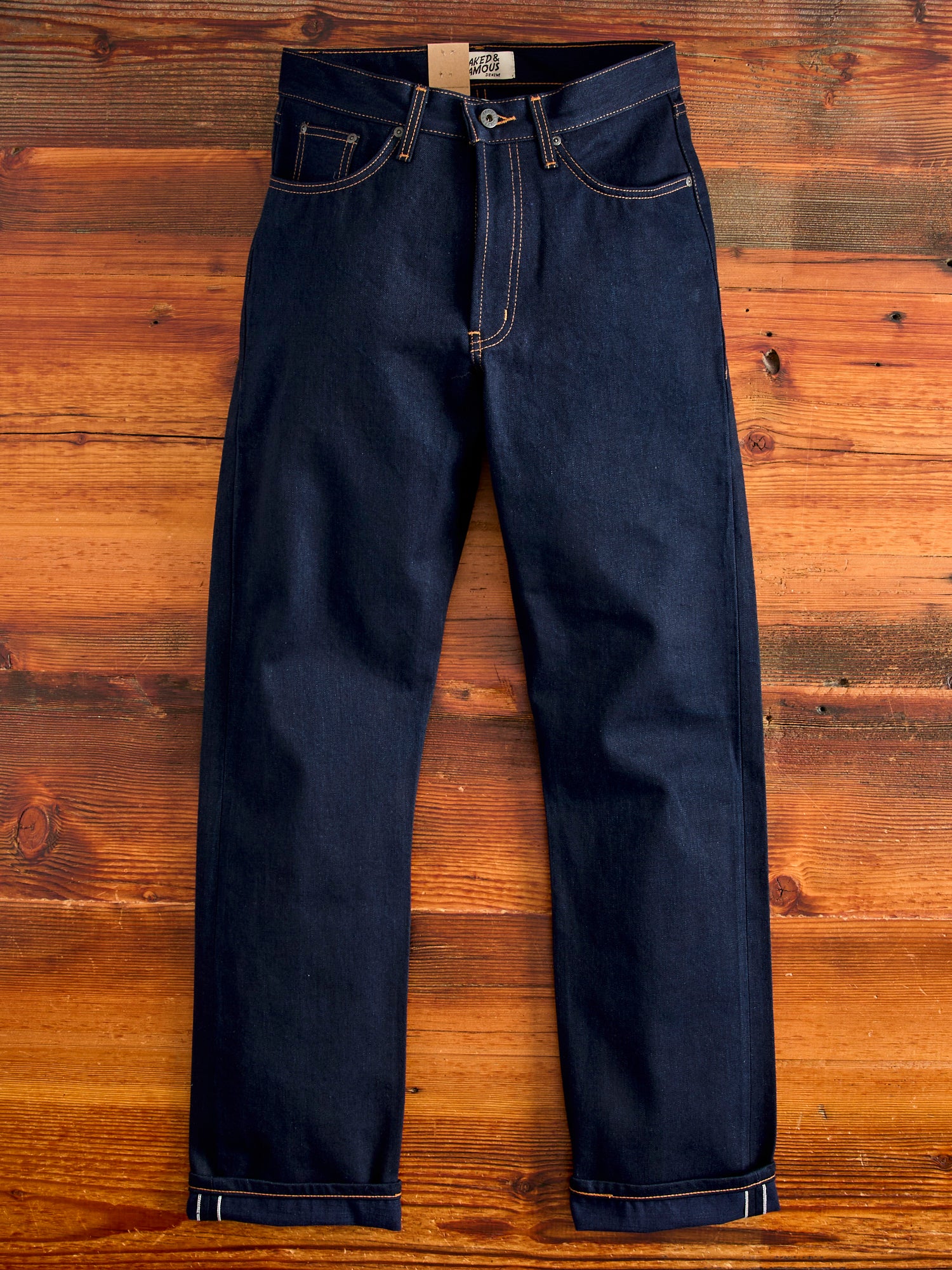"Deep Sea Selvedge" 12.5oz Double Indigo Selvedge Denim - True Guy Fit - Image 3