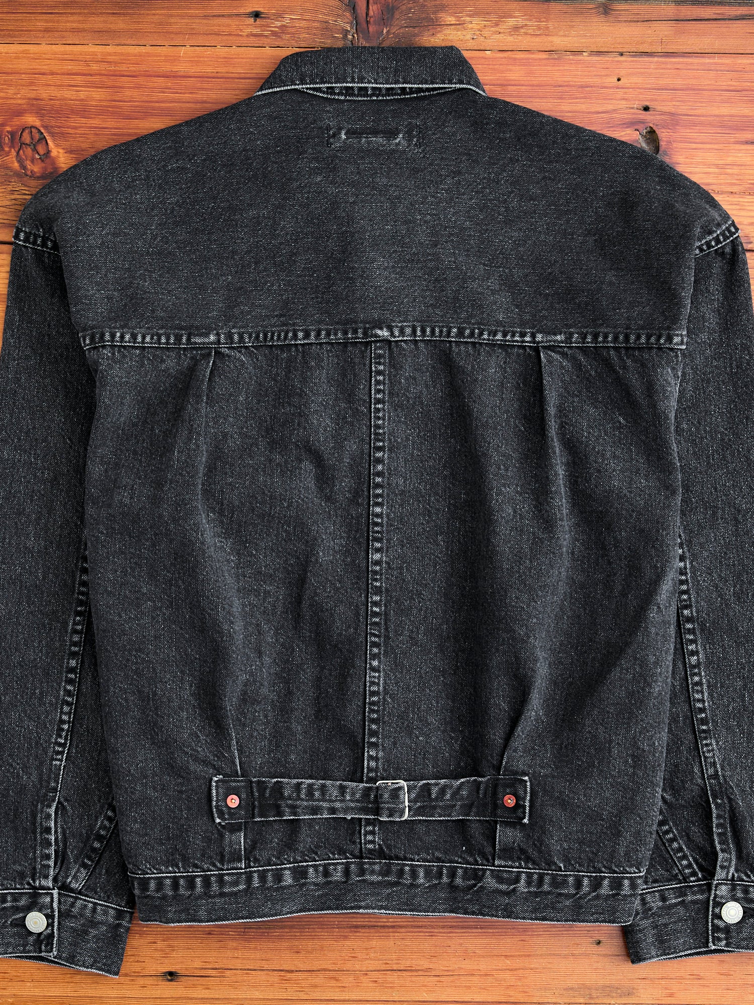 Denim Type-1 Jacket in Stonewashed Black - Image 10