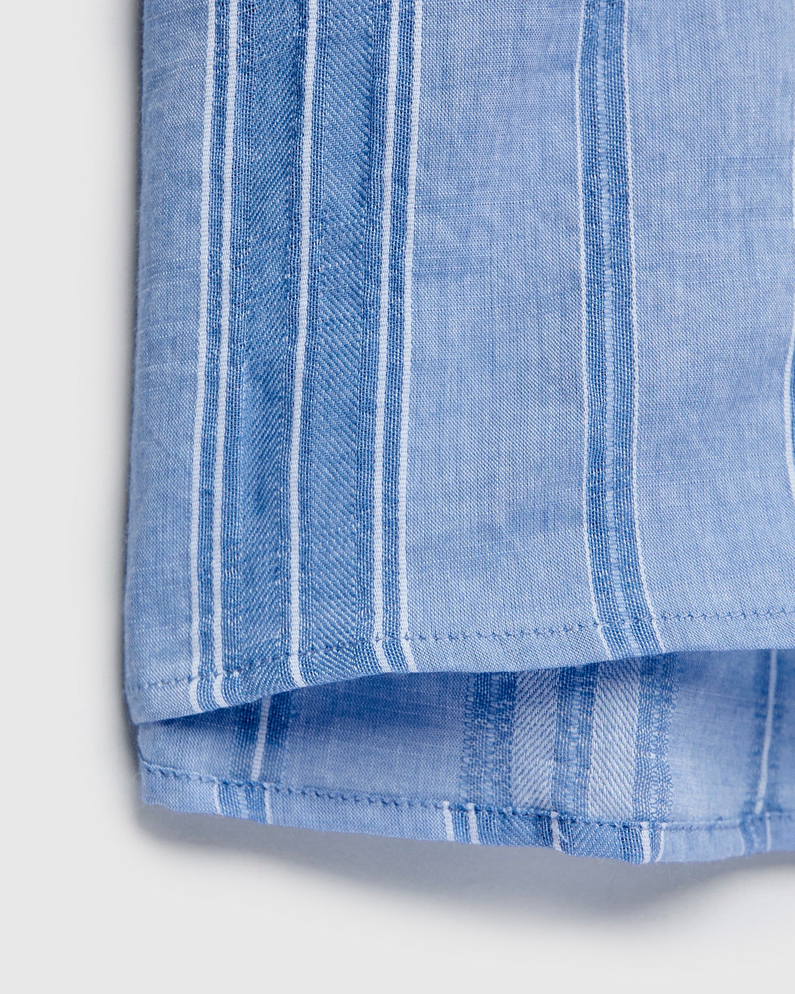 Dobby Camp Shirt in Blue - Image 6