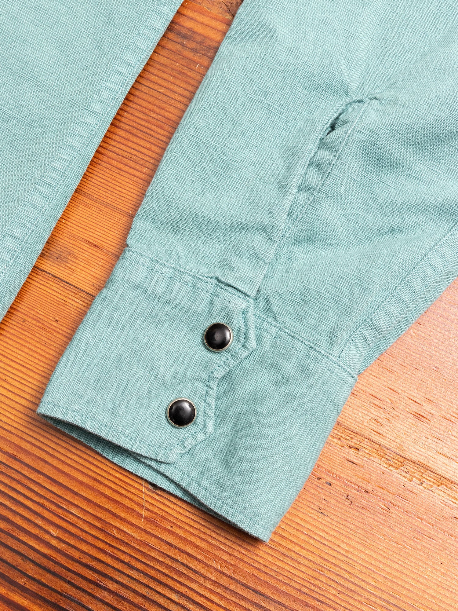 Dollard Western Shirt in Oil Blue - Image 5