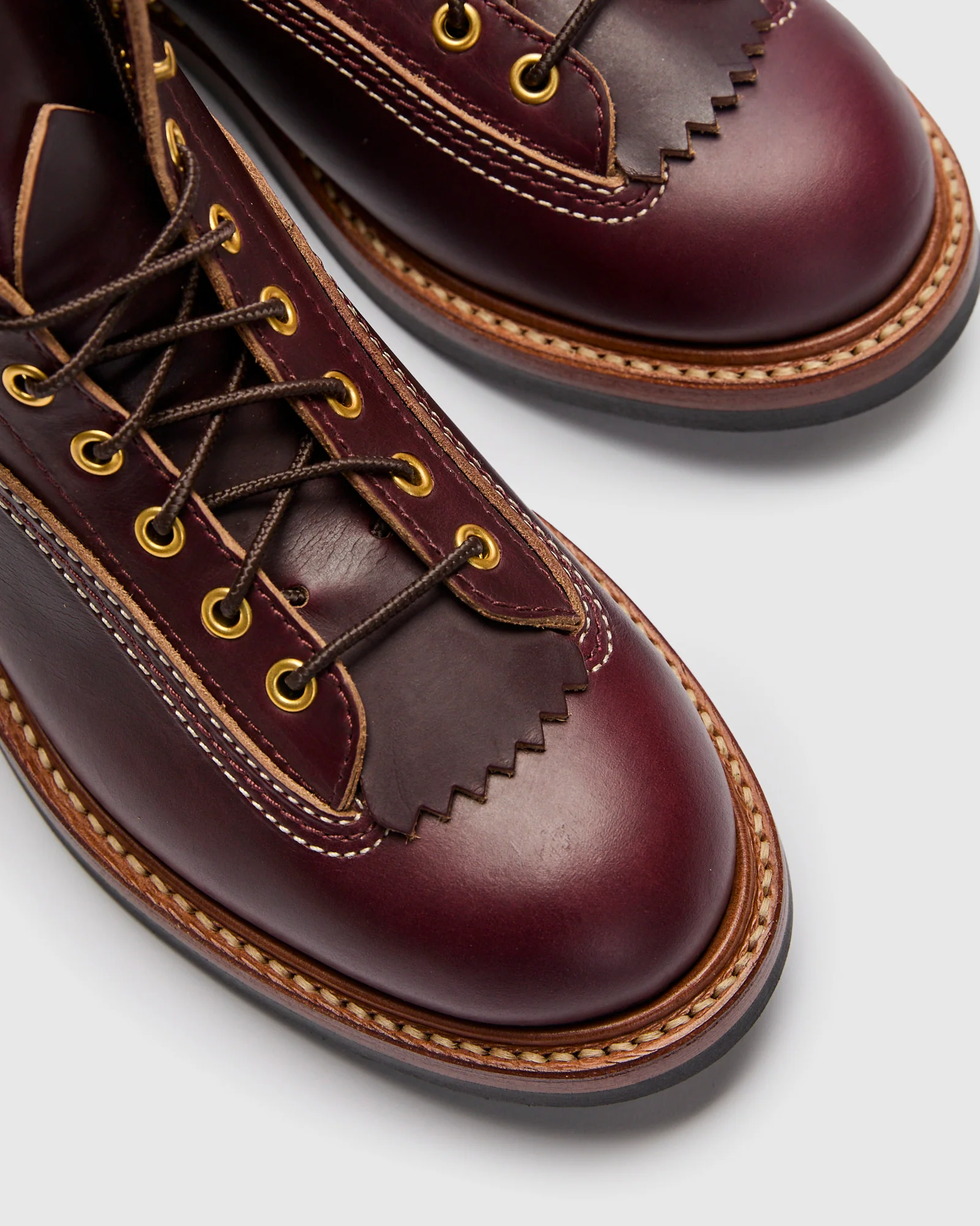 Donkey Puncher Boot in Horween Chromexcel Burgundy - Image 7