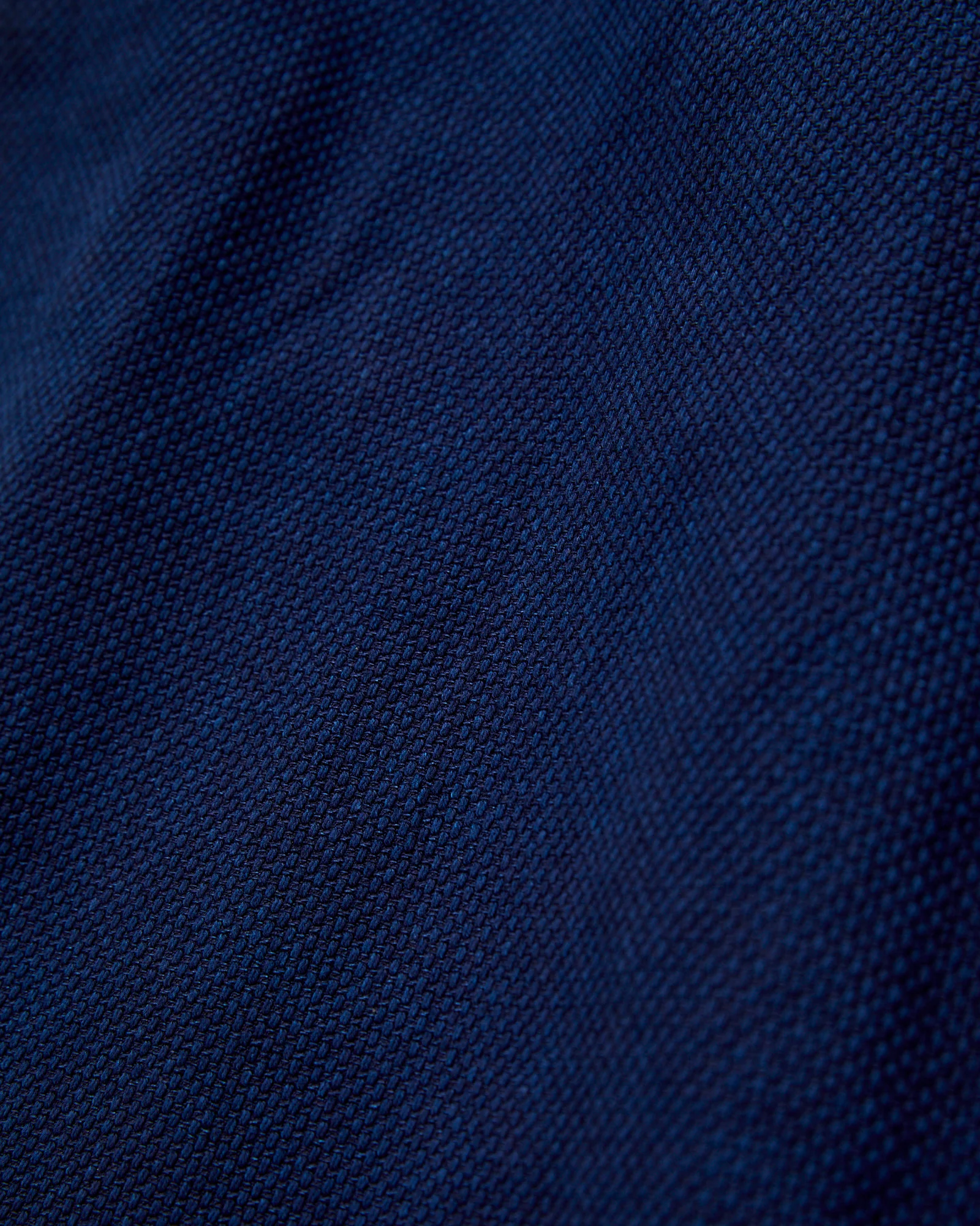 Double Cloth Sashiko Trucker Jacket in Pure Indigo - Image 9