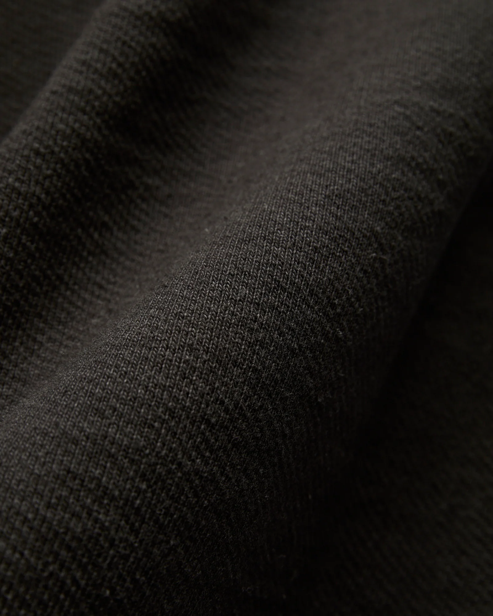 Double Heavyweight French Terry 25.8oz Crewneck in Sumi Black - Image 7