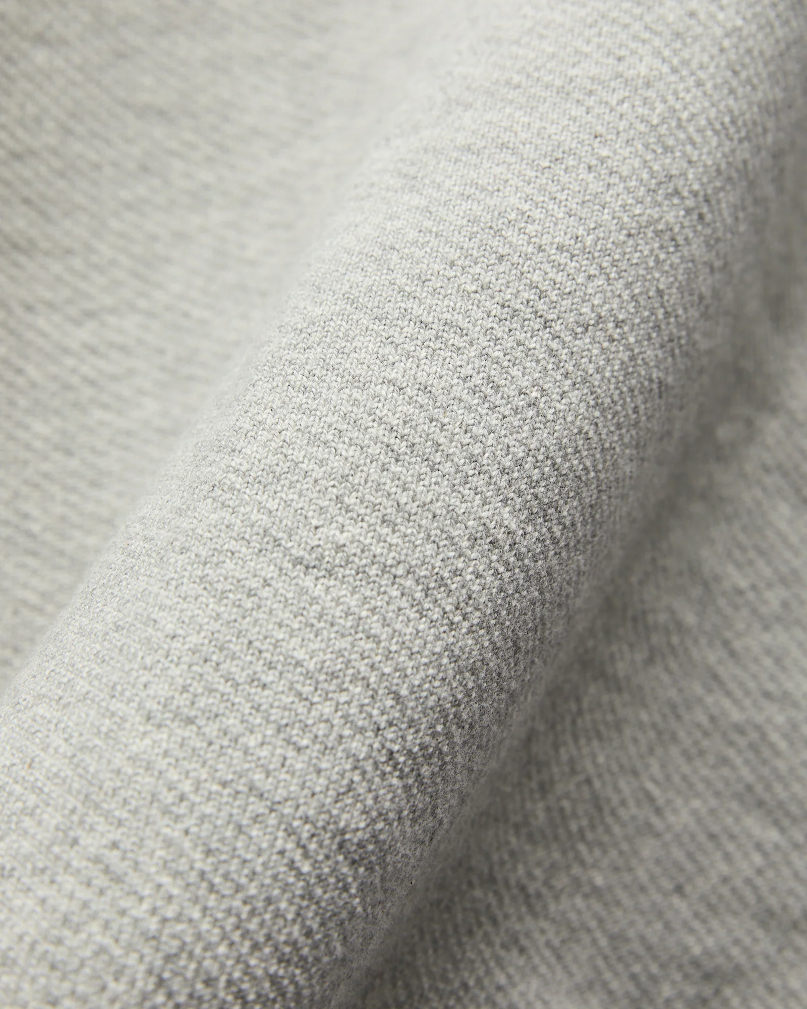 Double Heavyweight French Terry 25.8oz Crewneck in Heather Grey - Image 7