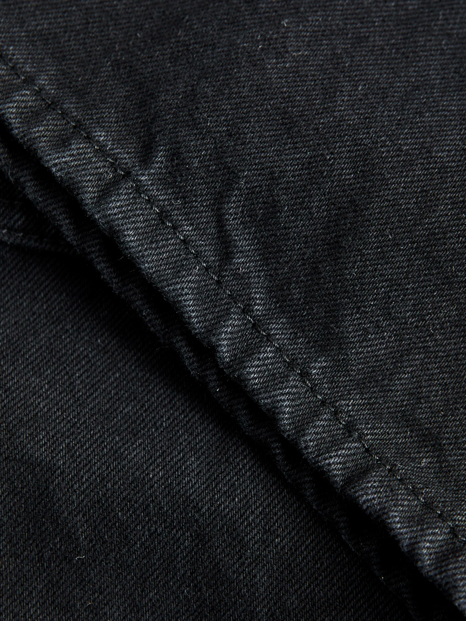 Double Knee Pants in Black Denim - Image 9