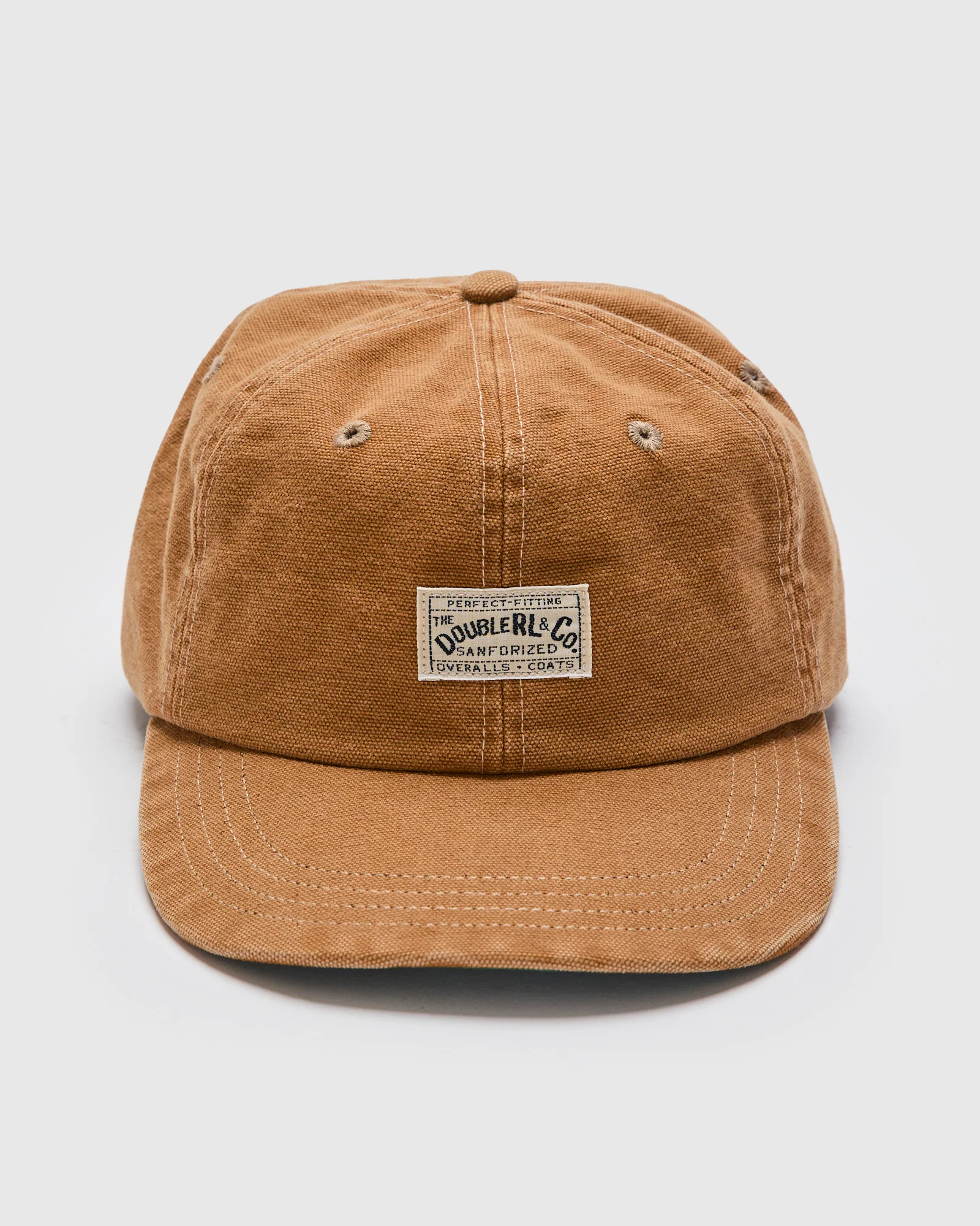 Double RL & Co. Canvas Sportsman Cap in Tan - Image 2