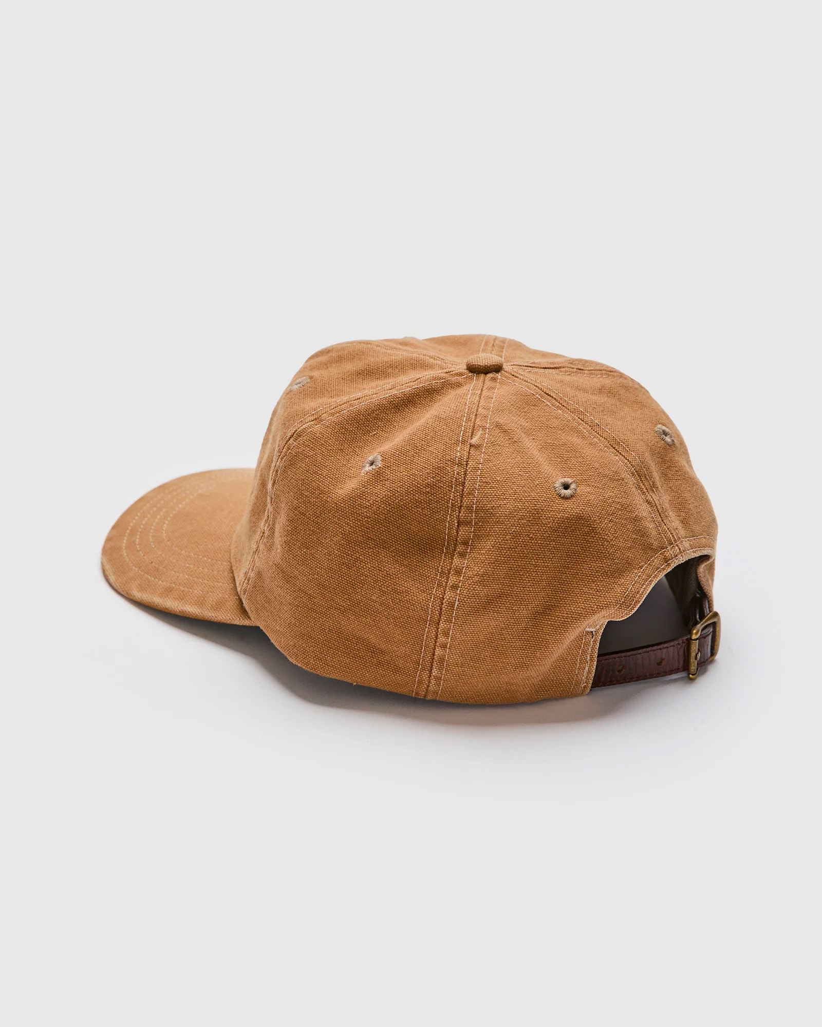 Double RL & Co. Canvas Sportsman Cap in Tan - Image 3