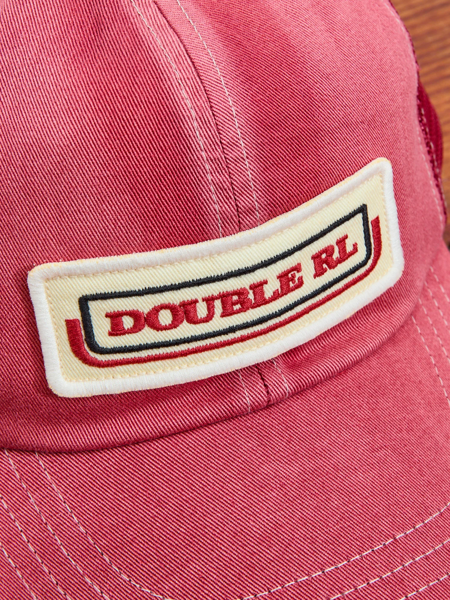 Double RL Trucker Cap in Faded Red - Image 6