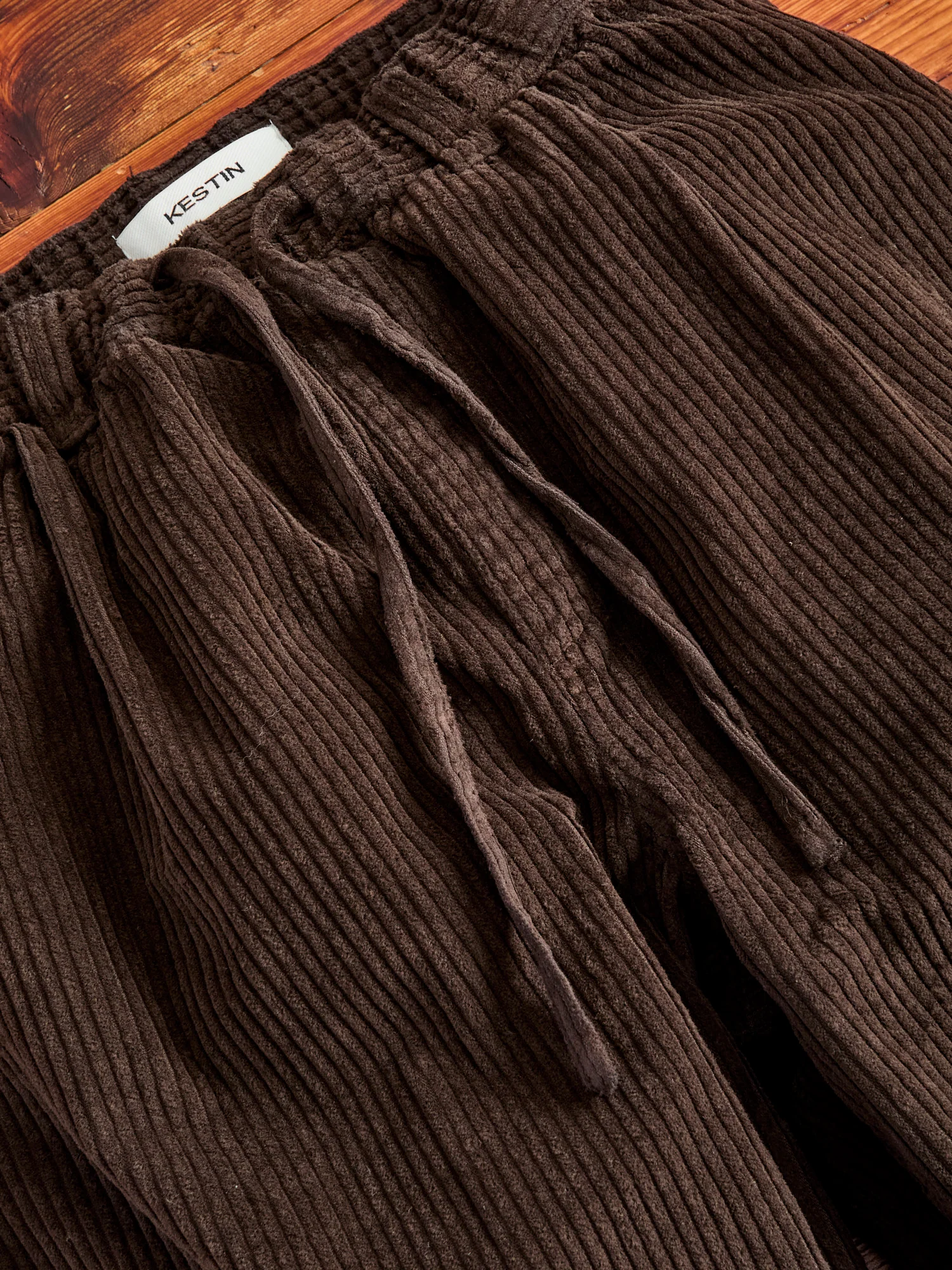Doune Corduroy Pants in Peat Jumbo Cord - Image 5