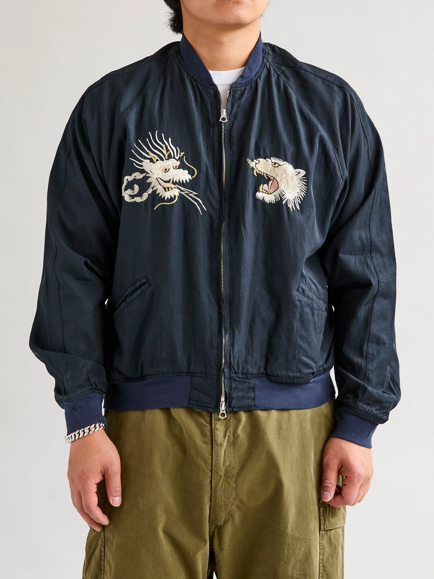 Dragon Souvenir Jacket in Navy - Image 3