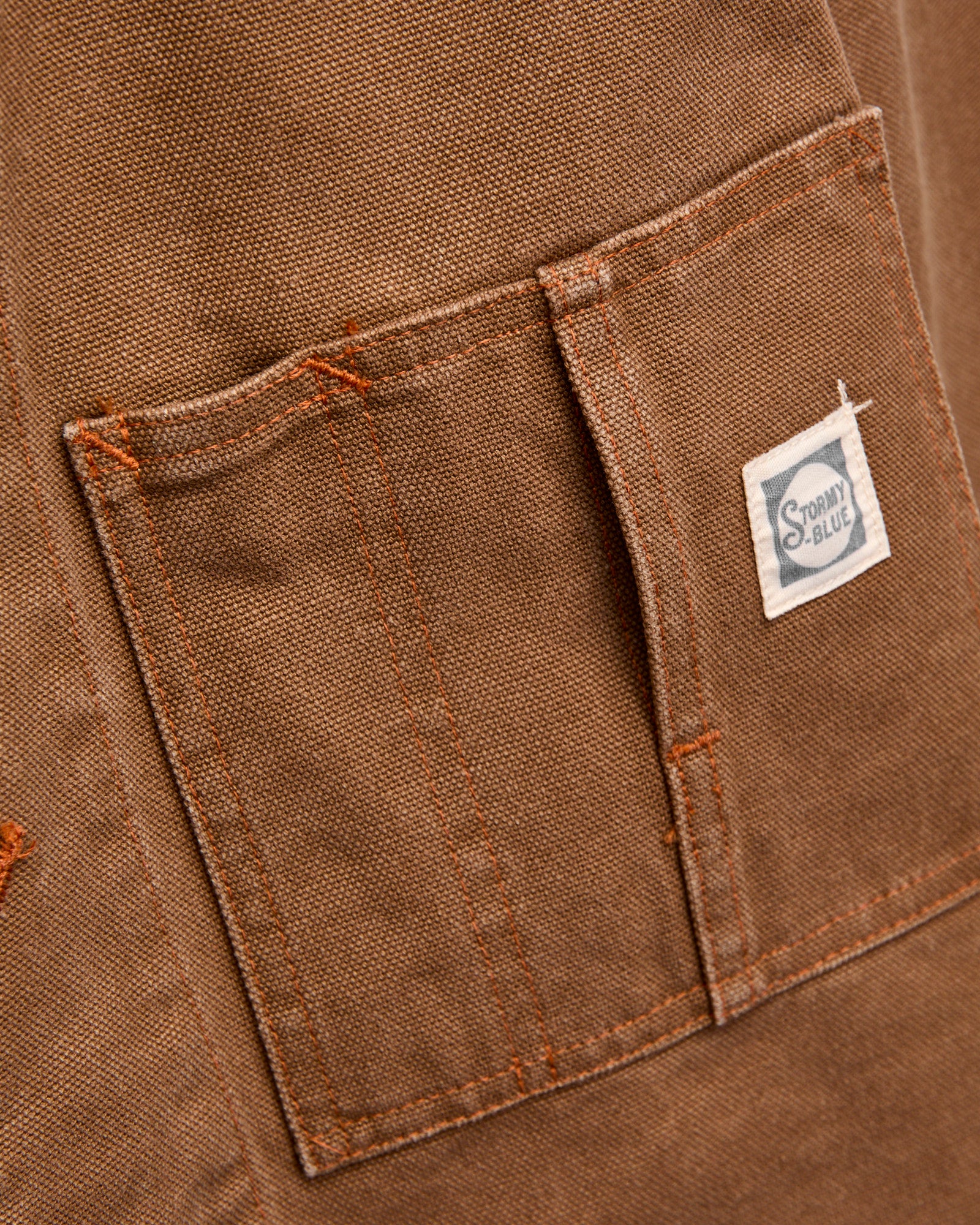 Duck Canvas Chore Coat in Brown - Image 6
