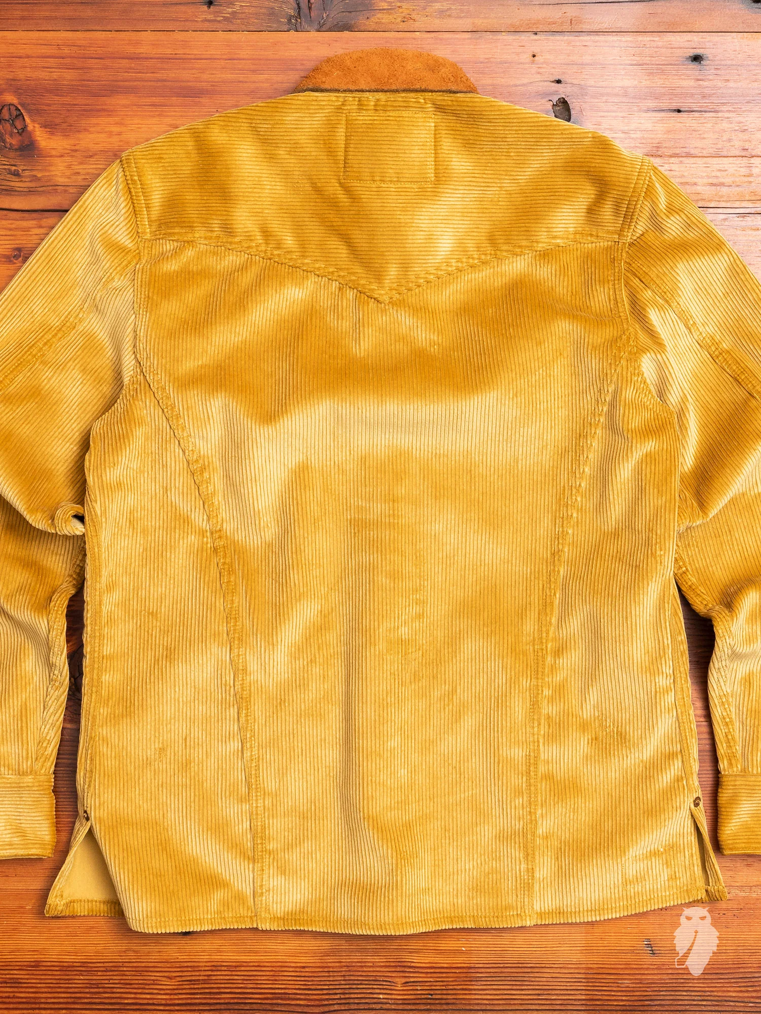 "Eagle Rising" Corduroy Jacket in California Gold - Image 11