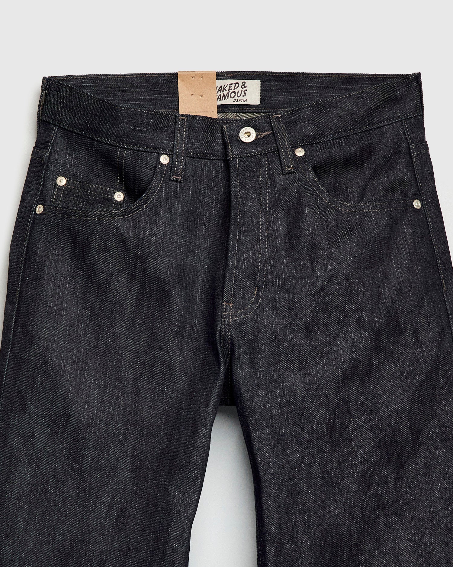 "Earthquake - Left Hand Twill" 13.75oz Slub Selvedge Denim - Strong Guy Fit - Image 6