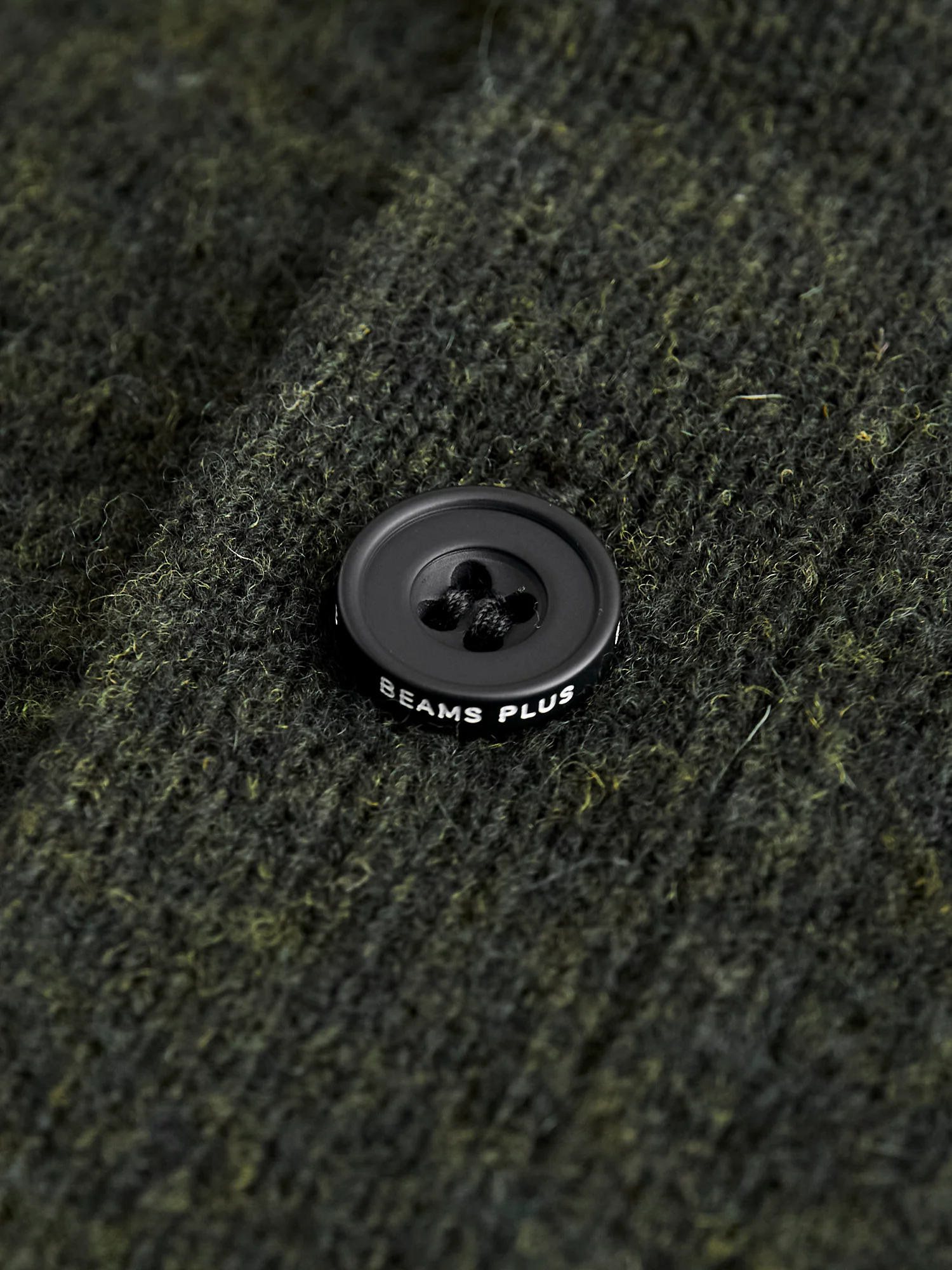 Elbow Patch 7G Cardigan in Olive - Image 5