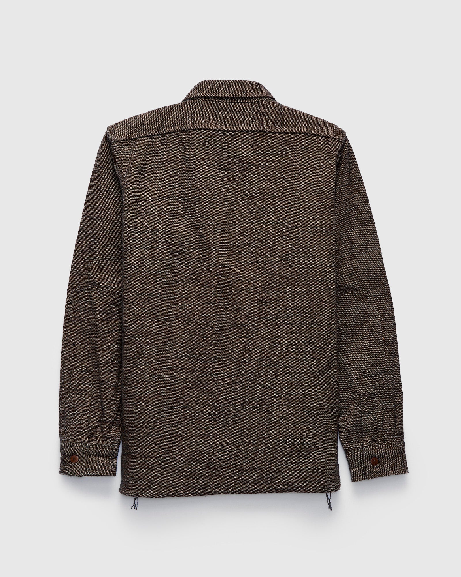 Elemental Flannel Workshirt in Brown Black - Image 3