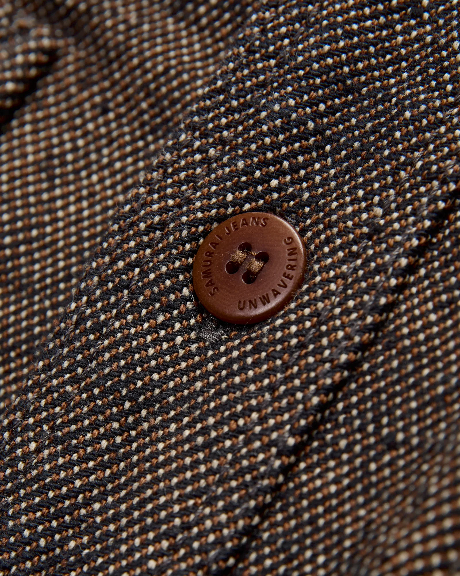 Elemental Flannel Workshirt in Brown Black - Image 5