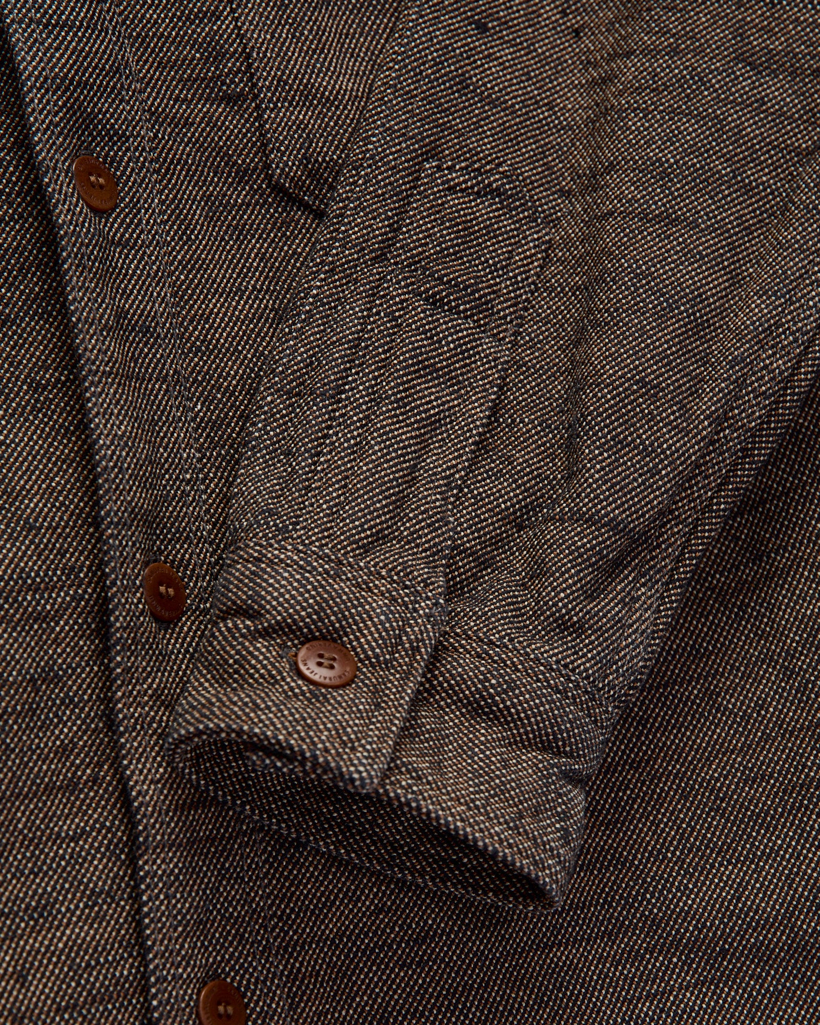 Elemental Flannel Workshirt in Brown Black - Image 7