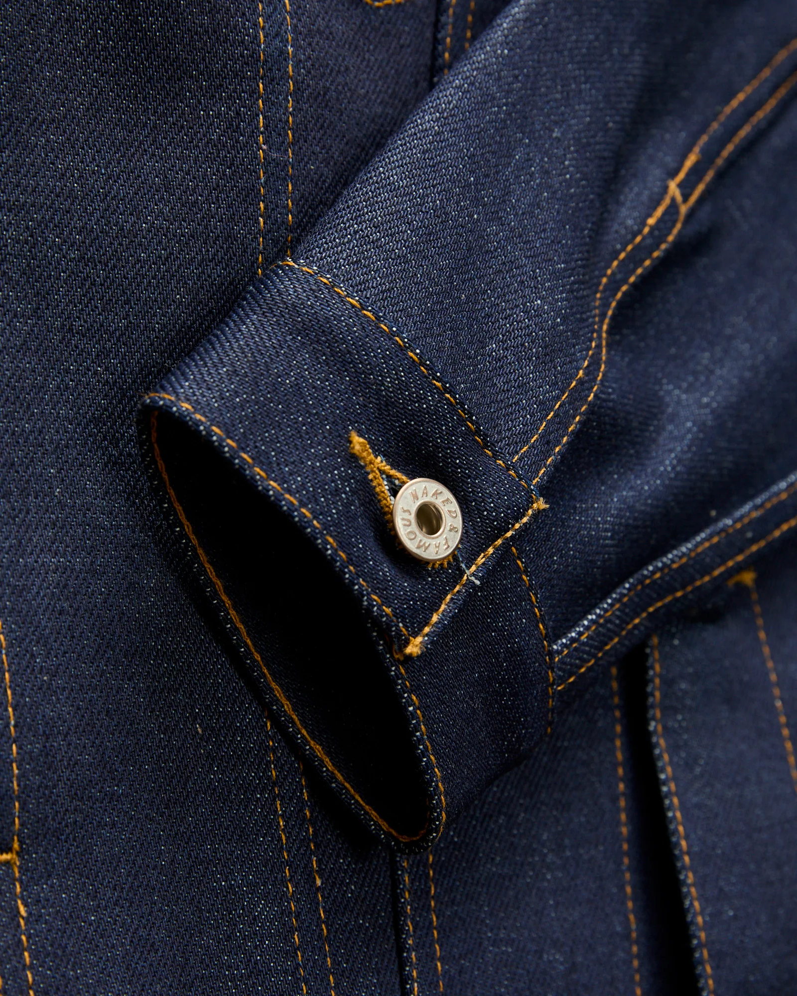 "Elephant 14 Dirty Elephant" 20oz Selvedge Denim Jacket - Image 6